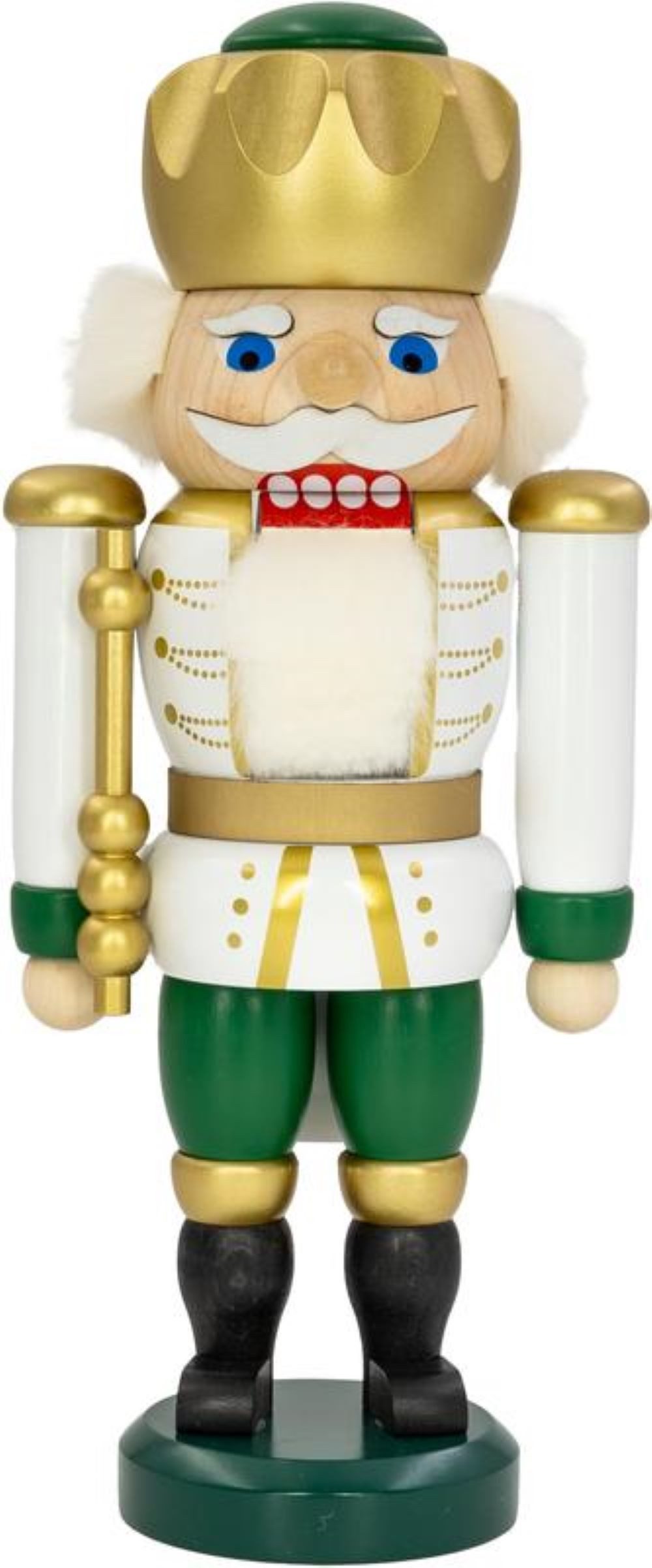 Seiffener Volkskunst Nussknacker König Exklusiv NEU 25 cm - in 6 tollen Farben aus dem Erzgebirge, aus dem Erzgebirge