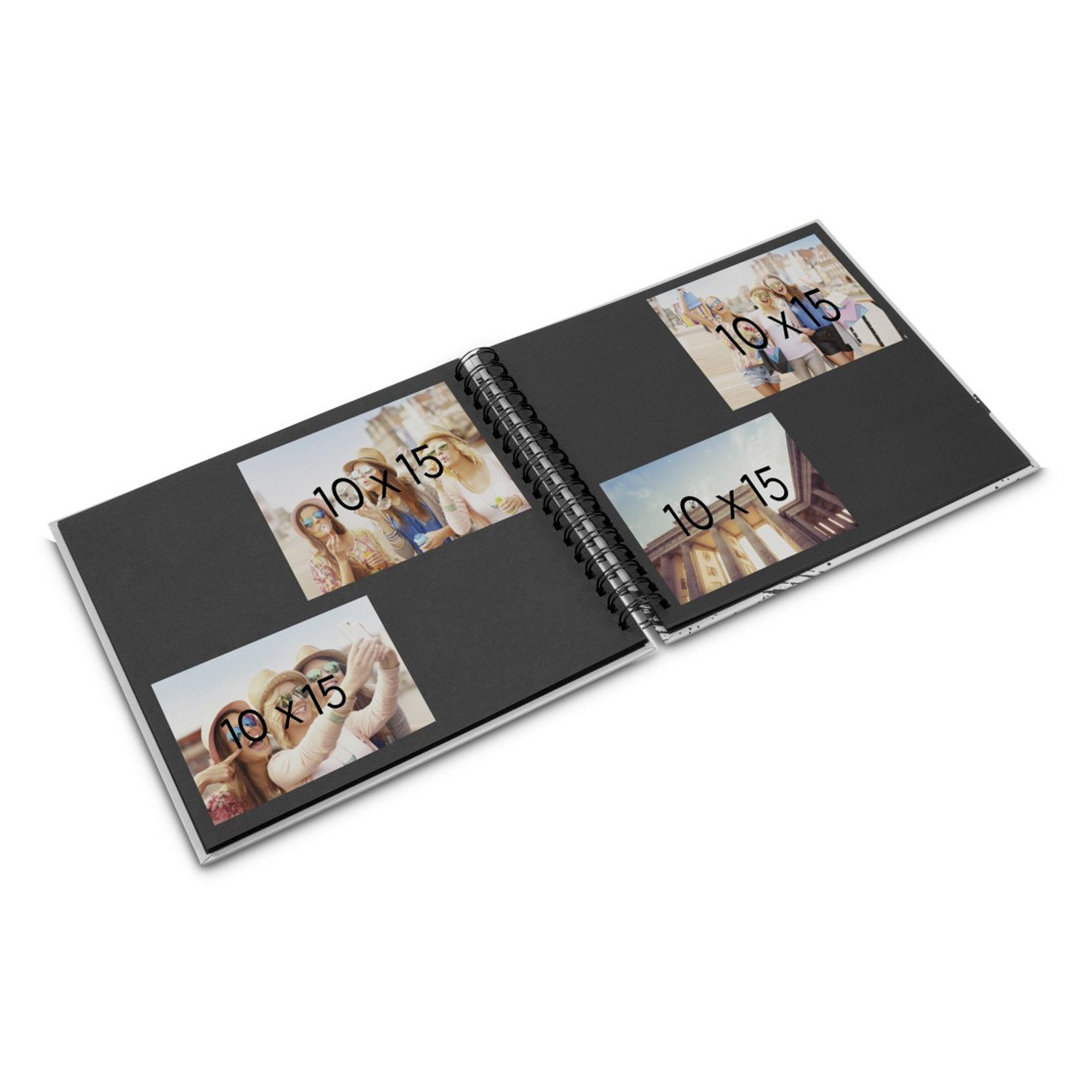Hama Fotoalbum "Fine Art", 28x24 cm, 50 schwarze Seiten, New Bla – Bild 3 von 5