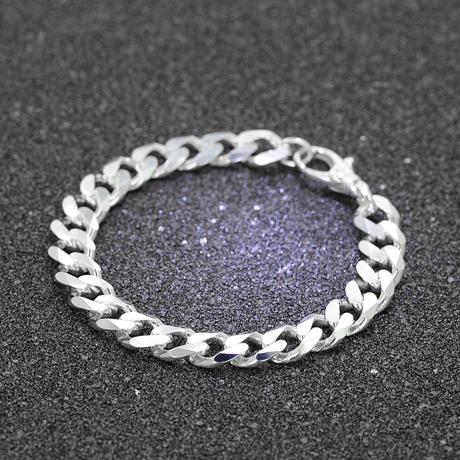 trendor Gliederarmband Silber 925 Panzer Breite günstig online kaufen