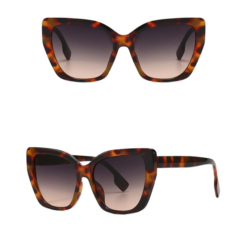 Rouemi Sonnenbrille Herren- und Damensonnenbrillen, Braun modische Outdoor-Sonnenbrillen