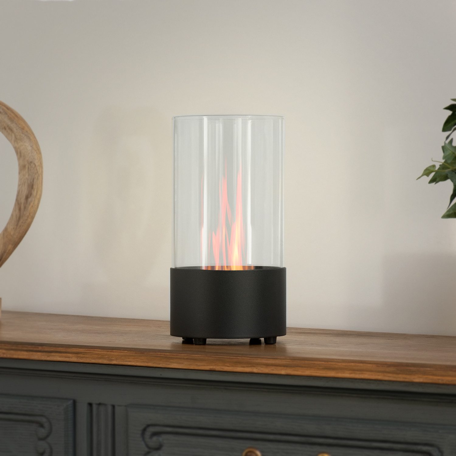 Moritz Dekokamin Tischkamin 30 x 15 x 15 cm schwarz 300 ml Edelstahldose, E günstig online kaufen