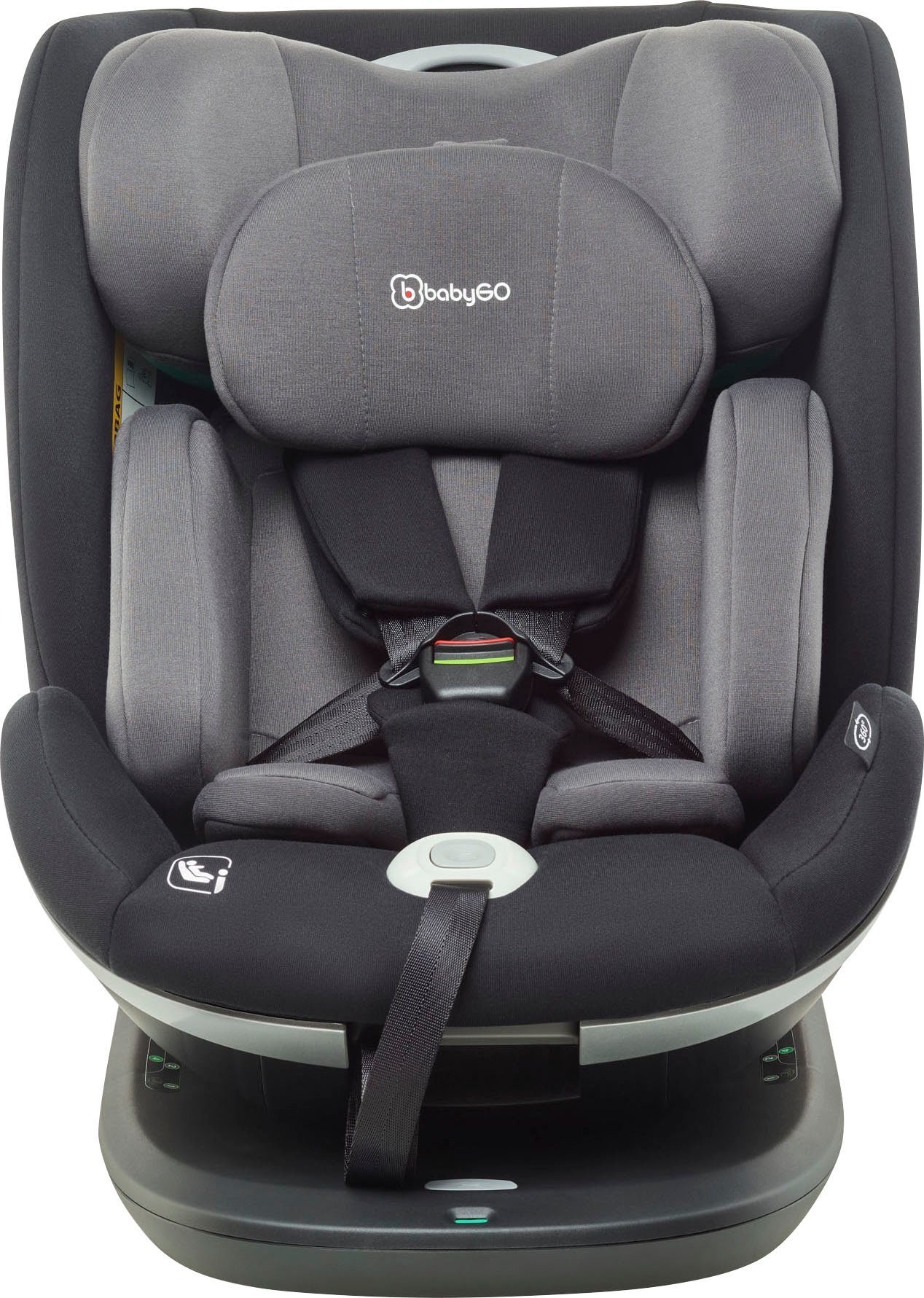 mit (1-tlg), 360, Geburt ab Grow up BabyGo Autokindersitz Isofix,