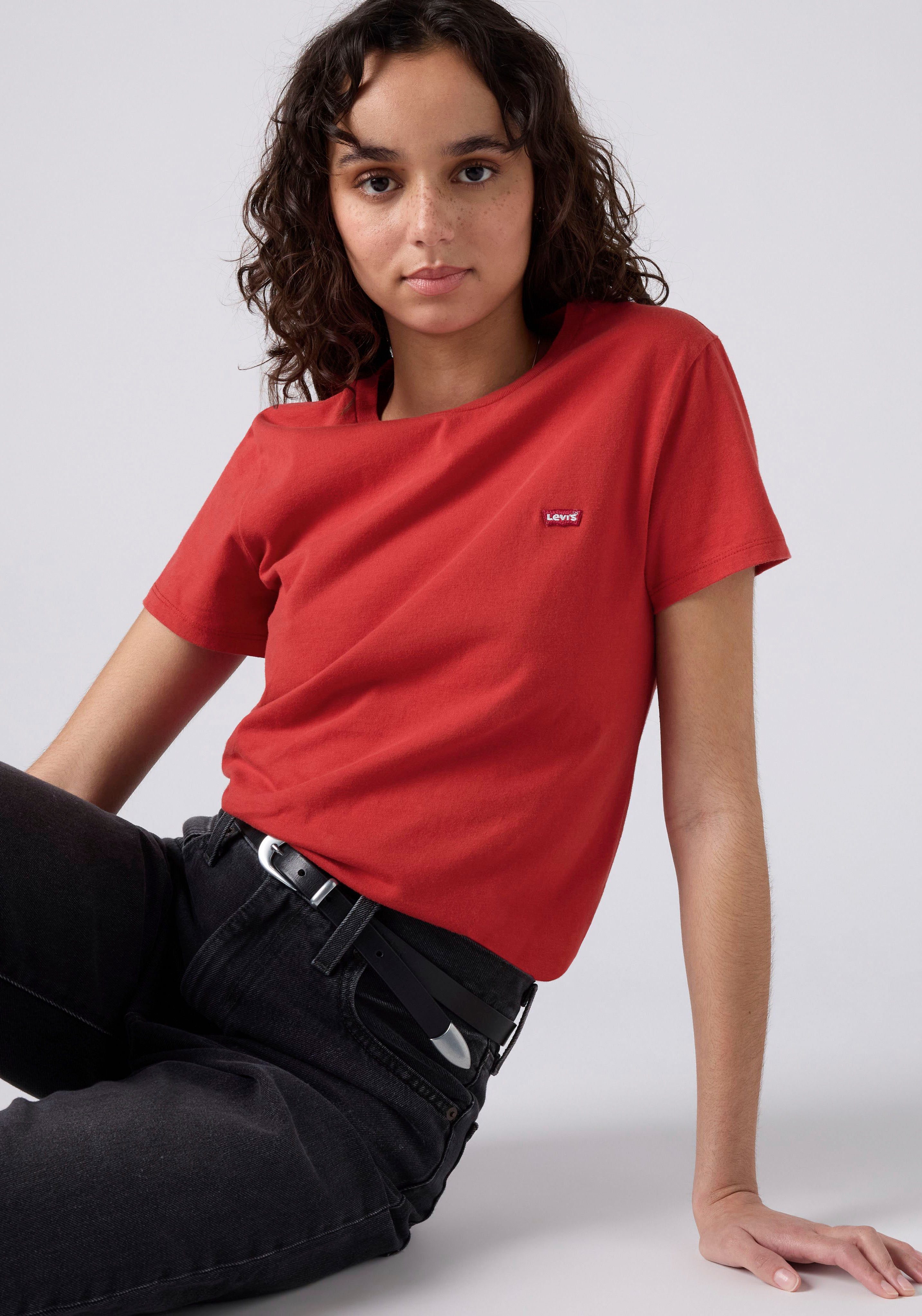 Levi's® T-Shirt TEE Minilogo mit kleiner Logostickerei