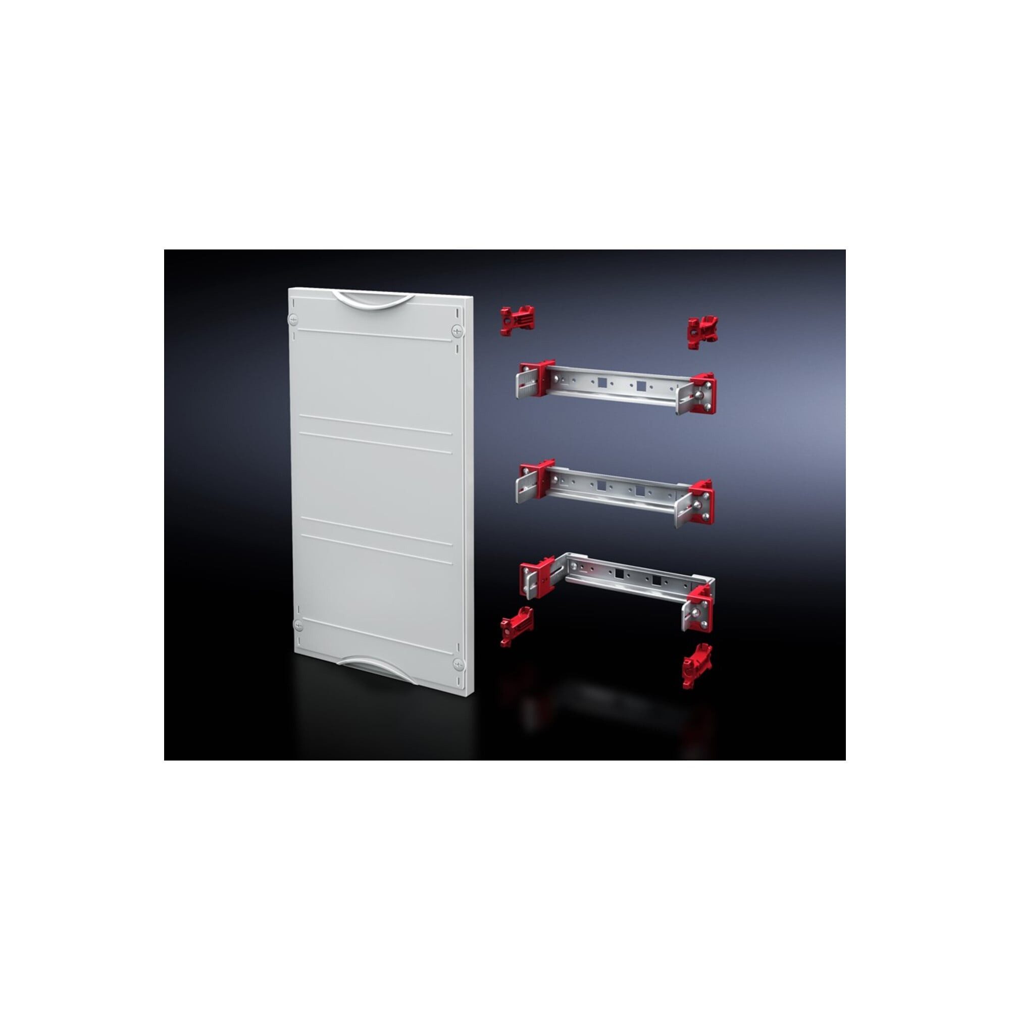 RITTAL Sanitär-Installationsset Rittal Gerätetragschienen-Modul B/H 2/2 SV 9666.210