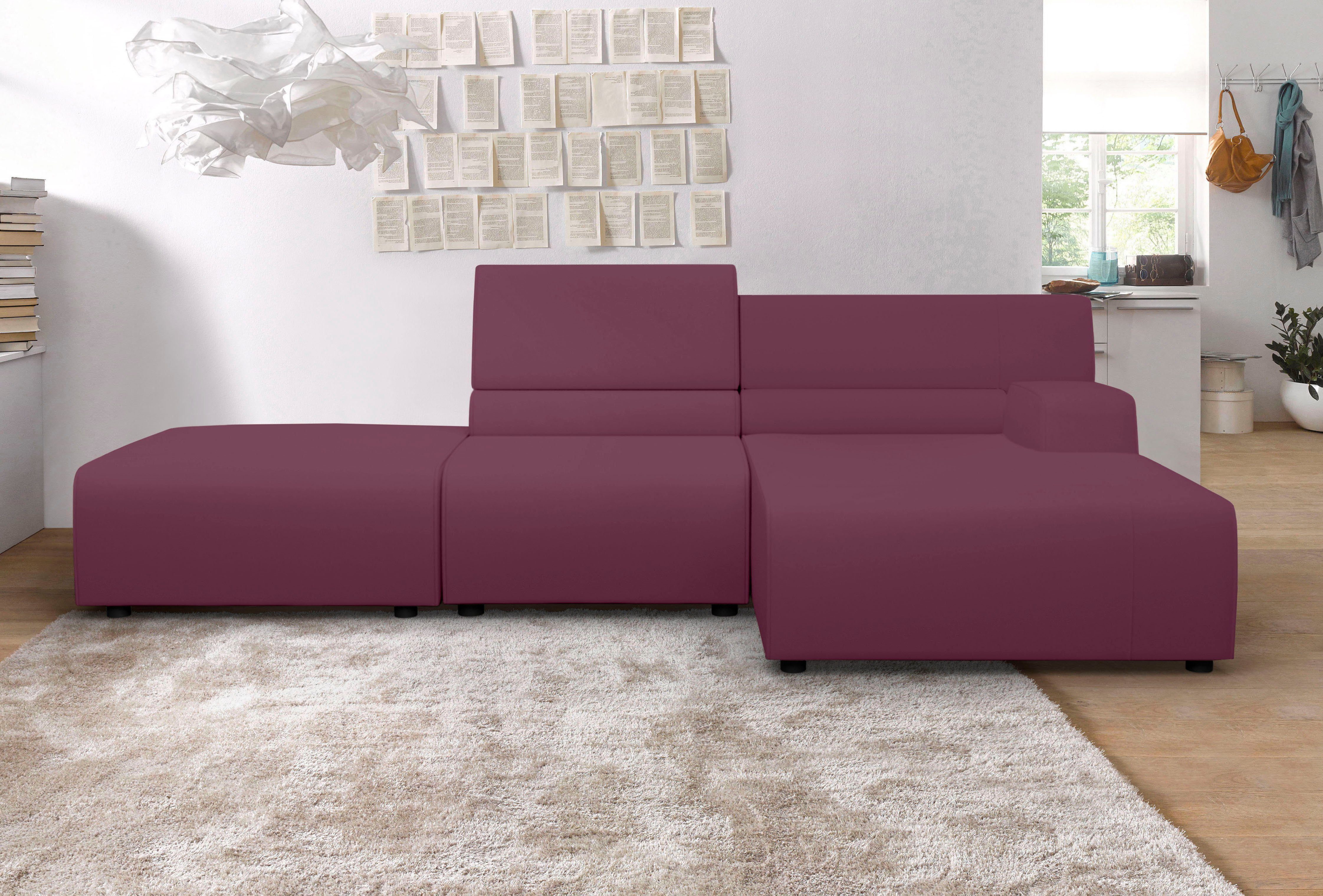 Egoitaliano Ecksofa Babouche, Designsofa mit außergewöhnlichem Sitzkomfort zum Wohlfühlen