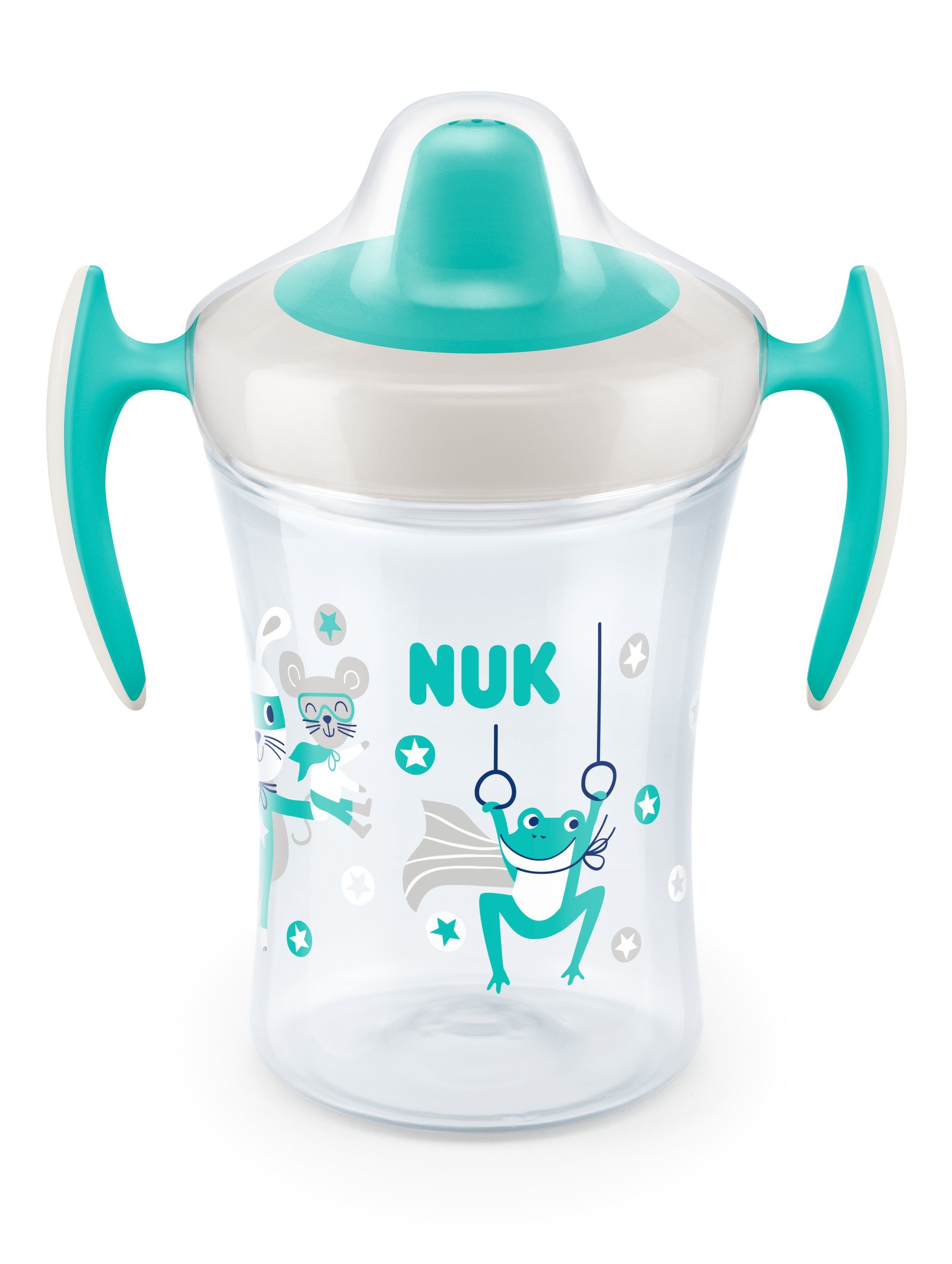 NUK Babyflasche NUK Trainer Cup 230 ml 10255610, ab 6 Monaten, BPA frei, türkis