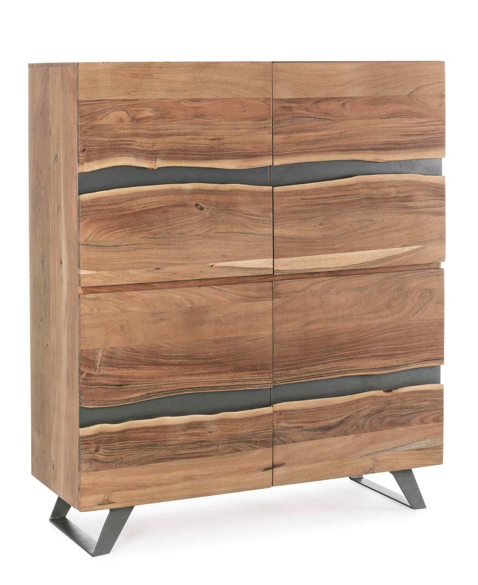 Bizzotto Buffet Aron aus Akazienholz, 118 cm