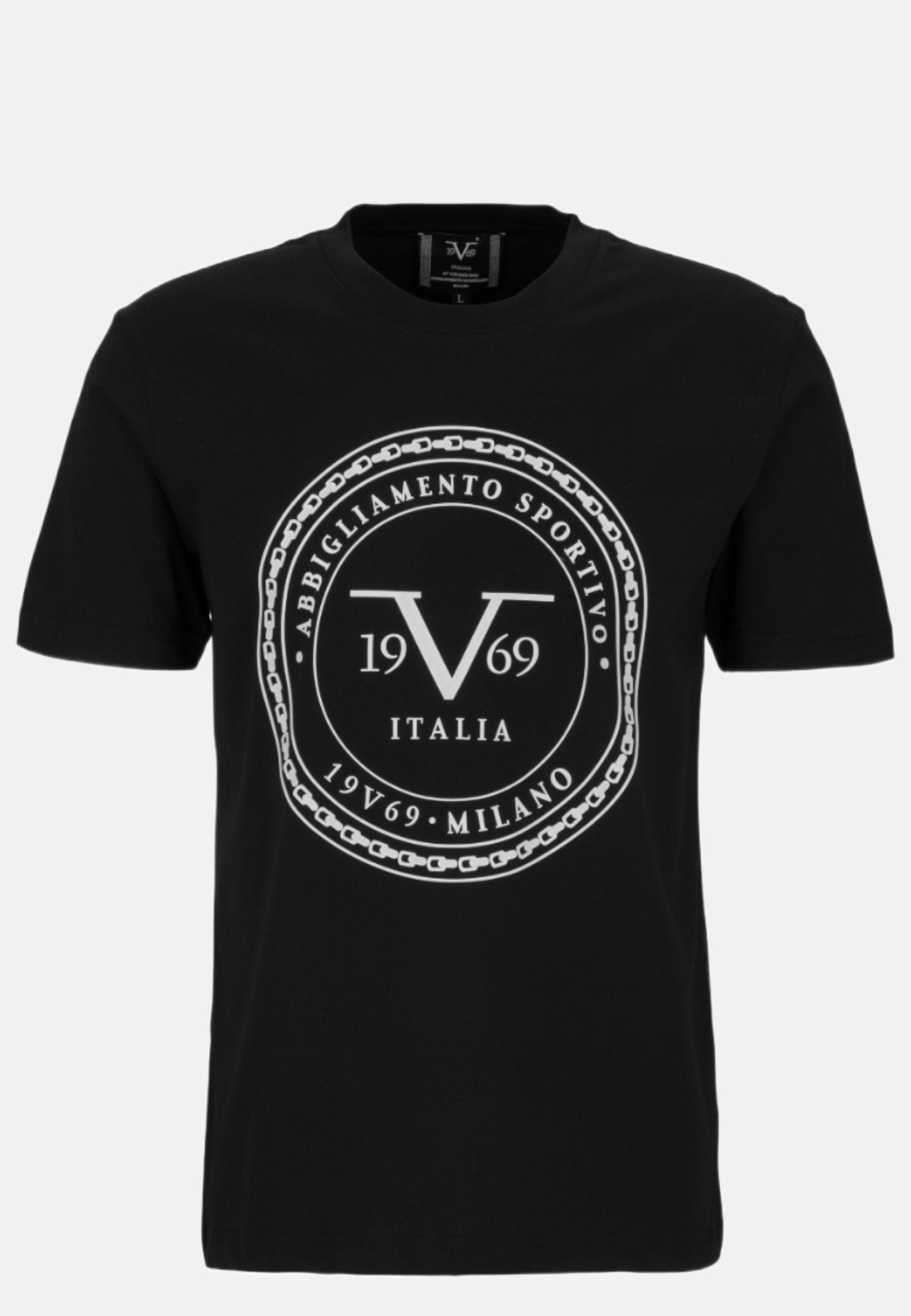 19V69 Italia by Versace BLACK Felix T-Shirt T-Shirt