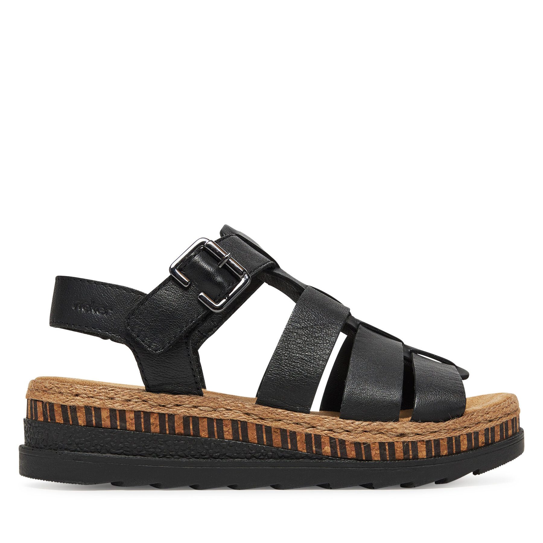Rieker Rieker Damen-Sandalen Schwarz V7904-00 Sandale