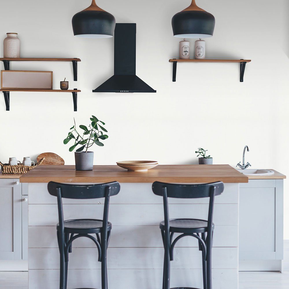 Erismann Vliestapete Einfarbig Struktur Uni Weiß Elle Decoration 10335-01