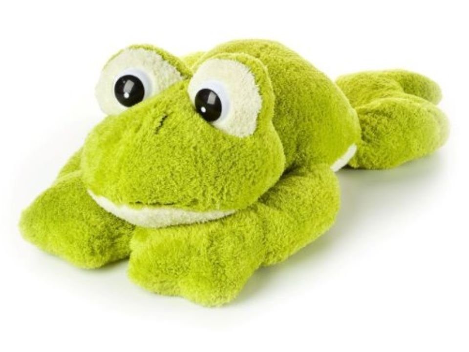 inware Kuscheltier Inware Frosch XXL 97 cm grün liegend