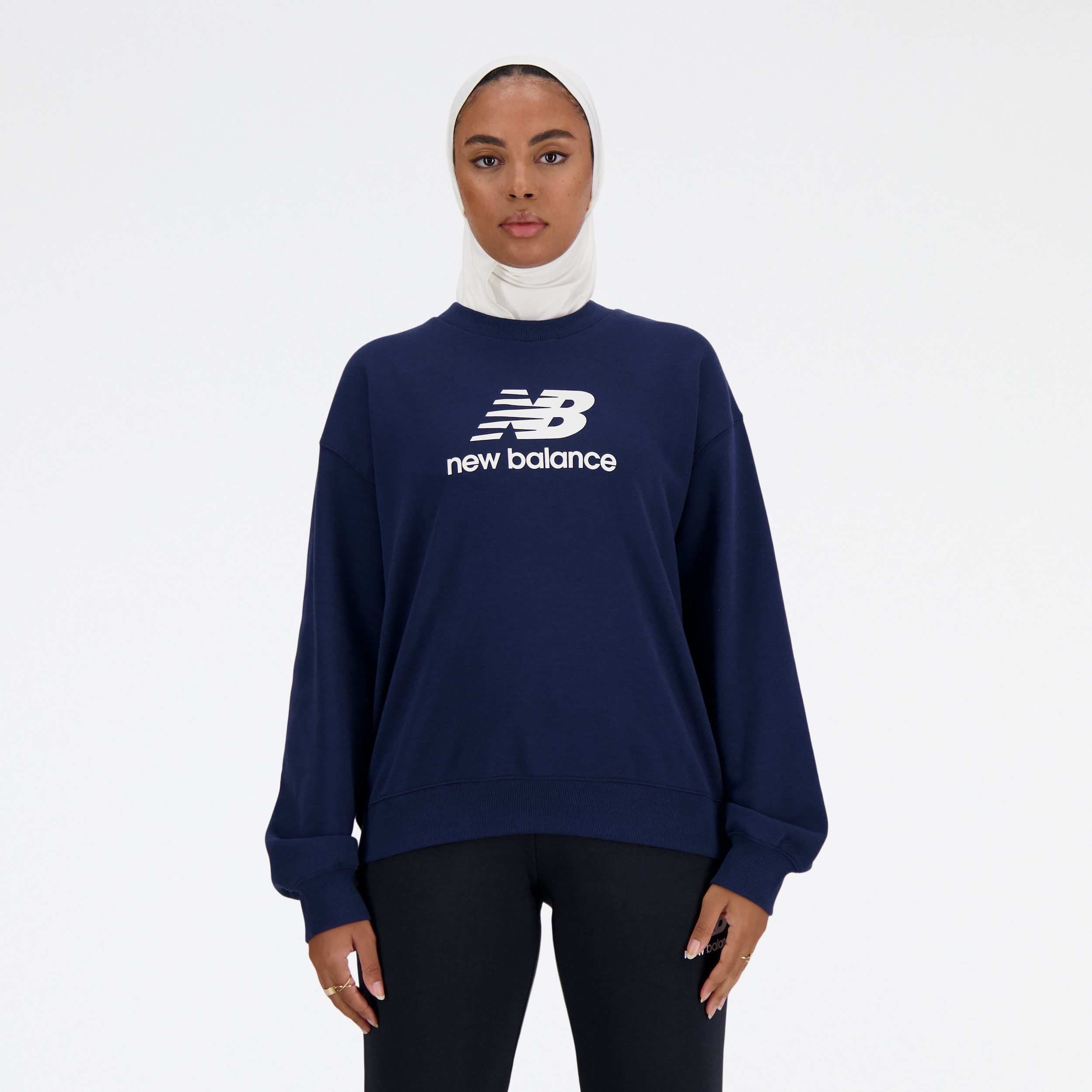 New Balance Sweatshirt Sport Essentials French Terry Logo Crew günstig online kaufen
