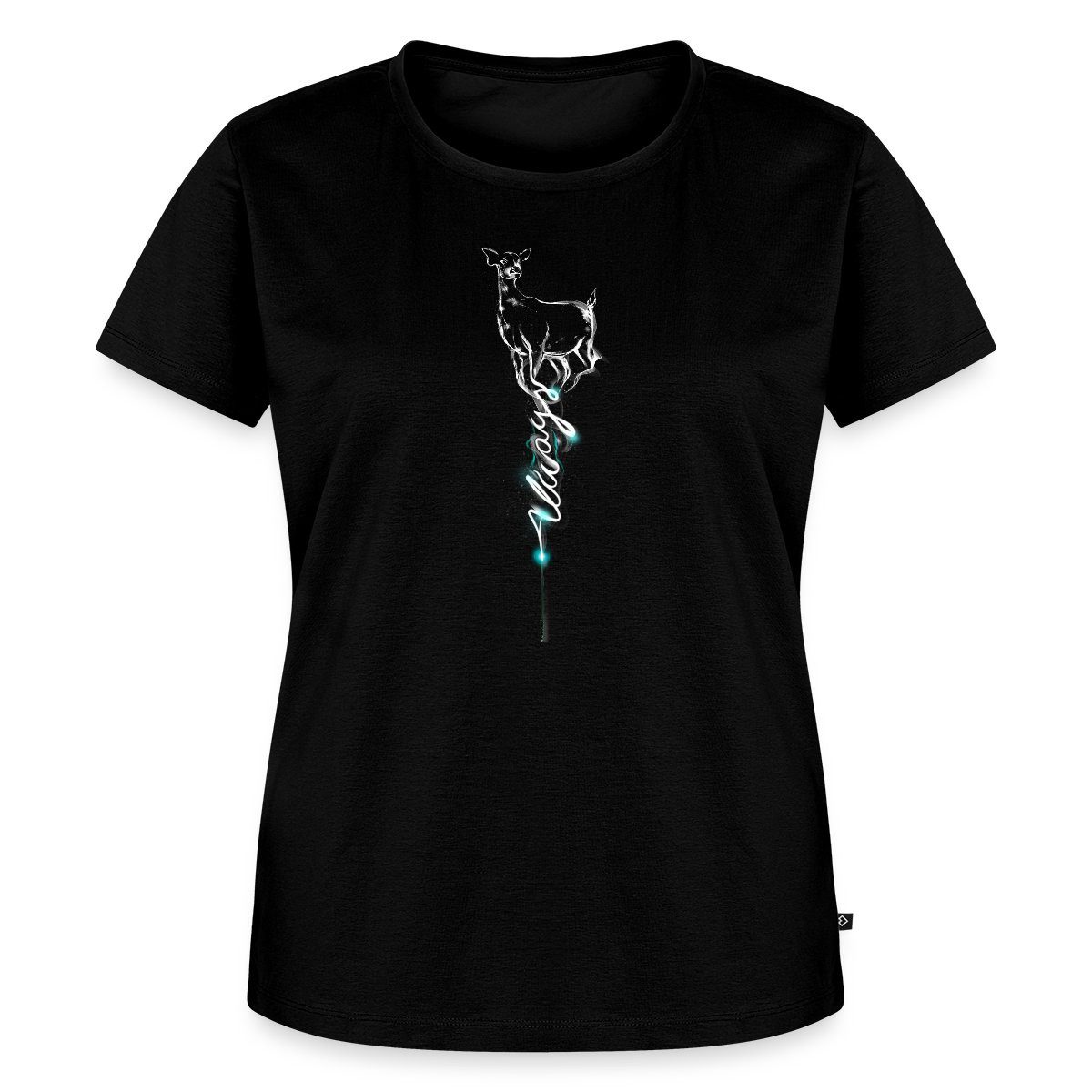 T-Shirt Harry Potter Hirschkuh Patronus Frauen Premium T-Shirt