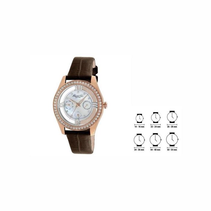 Kenneth Cole Quarzuhr Damen-Armbanduhr Uhr Armbanduhr Uhr Kenneth Cole IKC2818 40 mm Armband