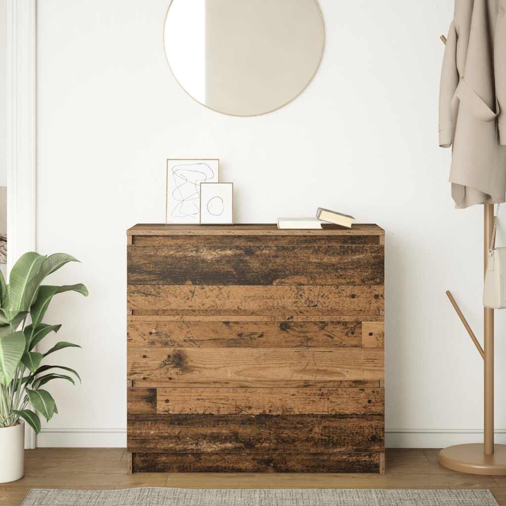 vidaXL Sideboard Sideboard Altholz-Optik 80x35x76 cm günstig online kaufen