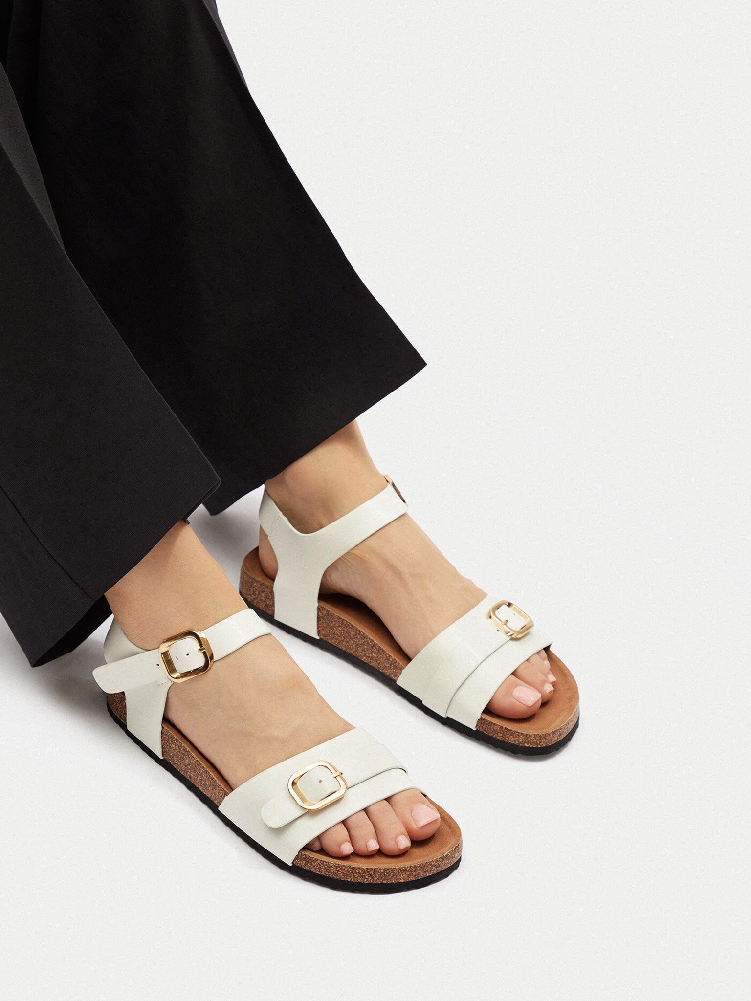 Jenny Jenny Damen Sandalen Weiß YLD-P9118 Sandale