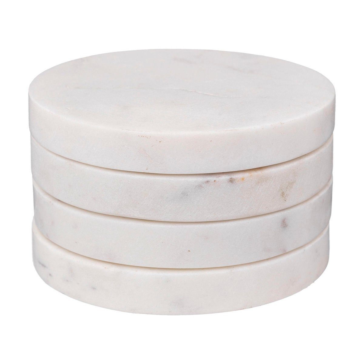 Secret de Gourmet Glasuntersetzer Glasuntersetzer MARBLE, Ø 10 cm, 4er-Set, Zubehör für Tischdekoration, 4er-Set