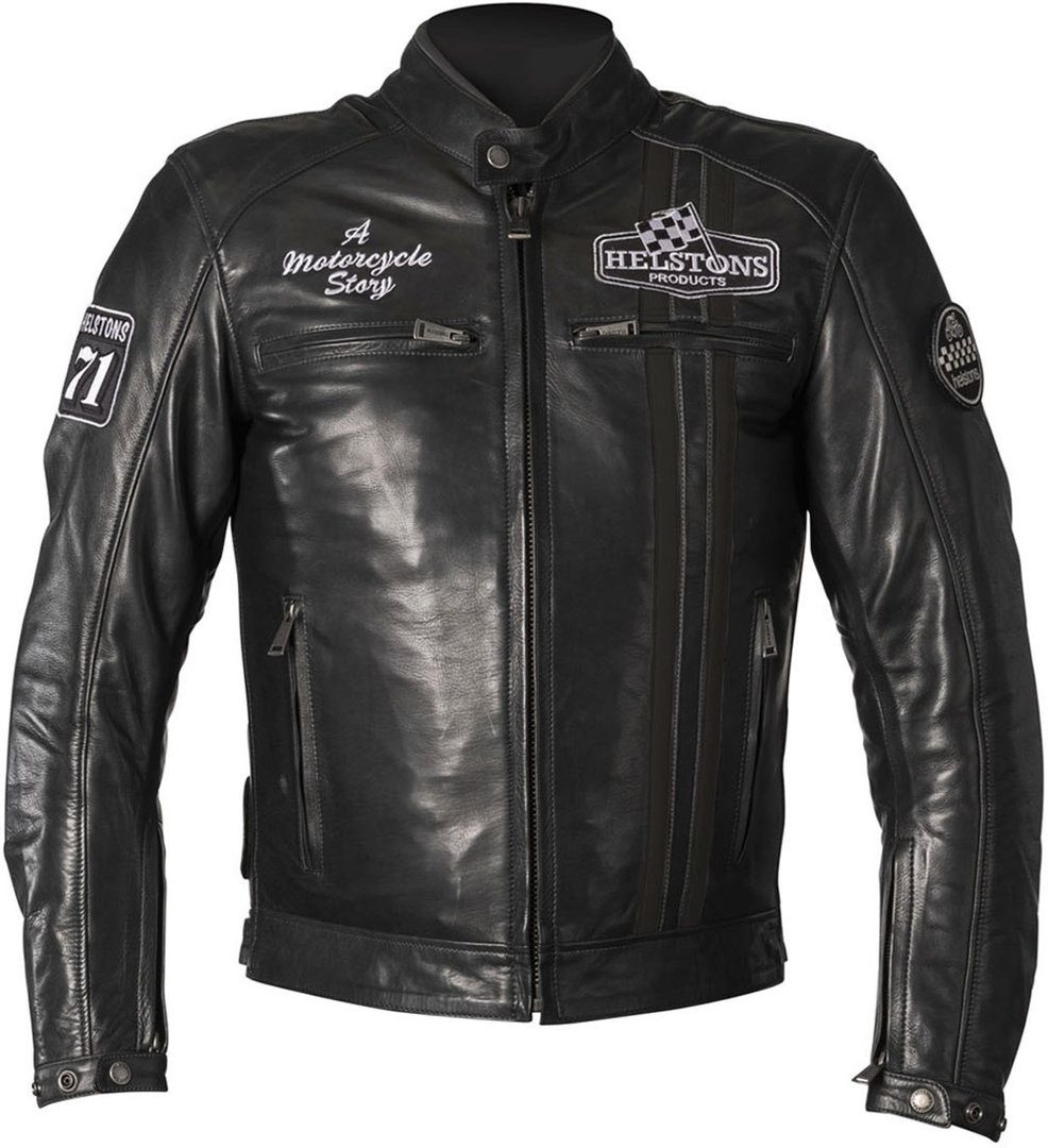 Helstons Motorradjacke Indy Motorrad Lederjacke Rückenprotektor günstig online kaufen
