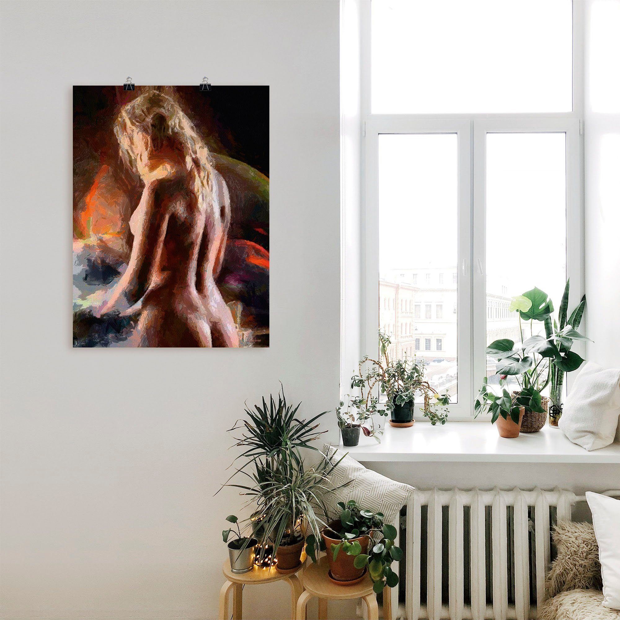 Artland Poster Nackt von hinten, Erotische Bilder (1 St), ohne Rahmen