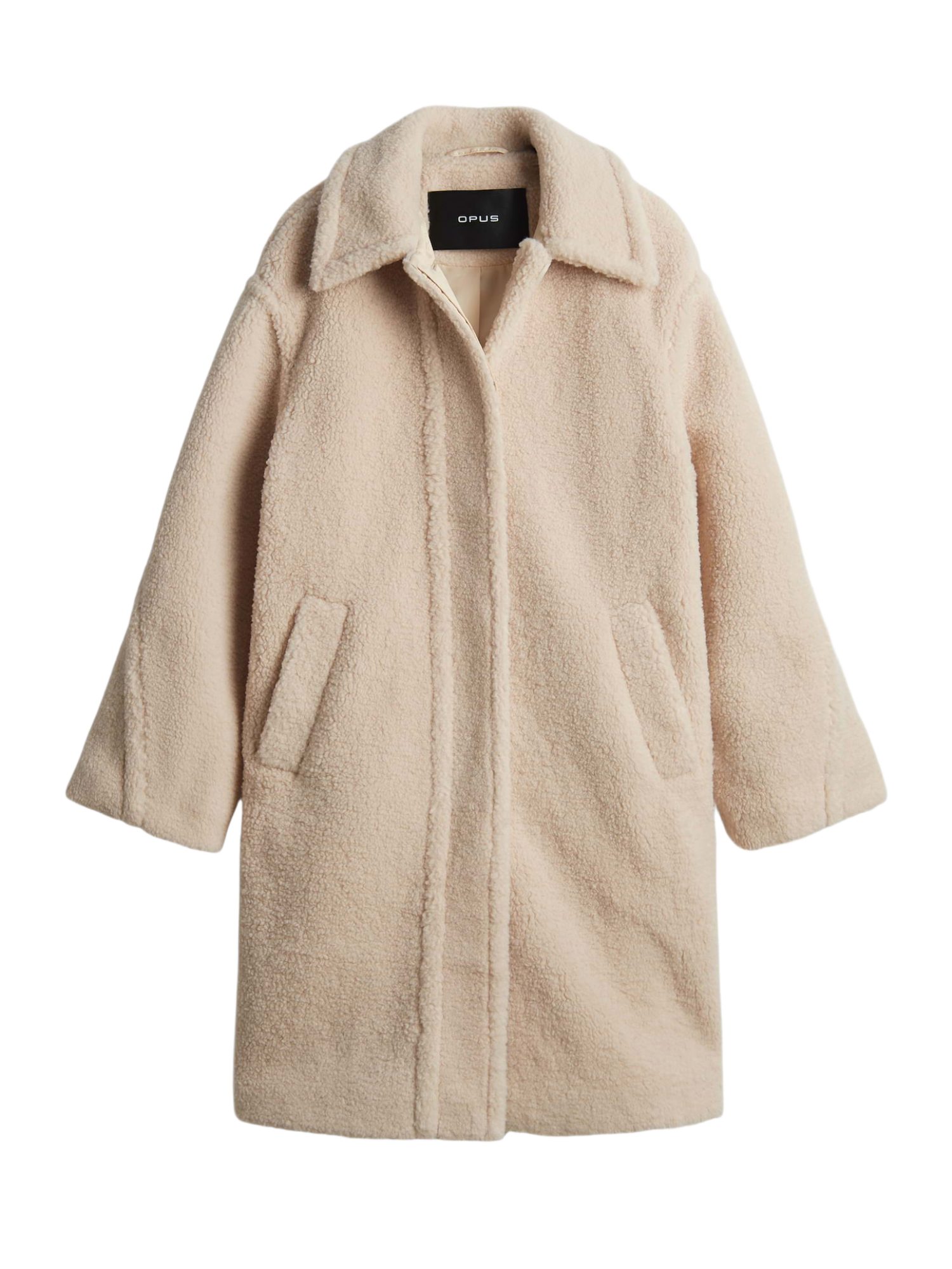 OPUS Kurzjacke natur,Casual,Polyester,Unifarben,Kent,Lang,Comfort Fit