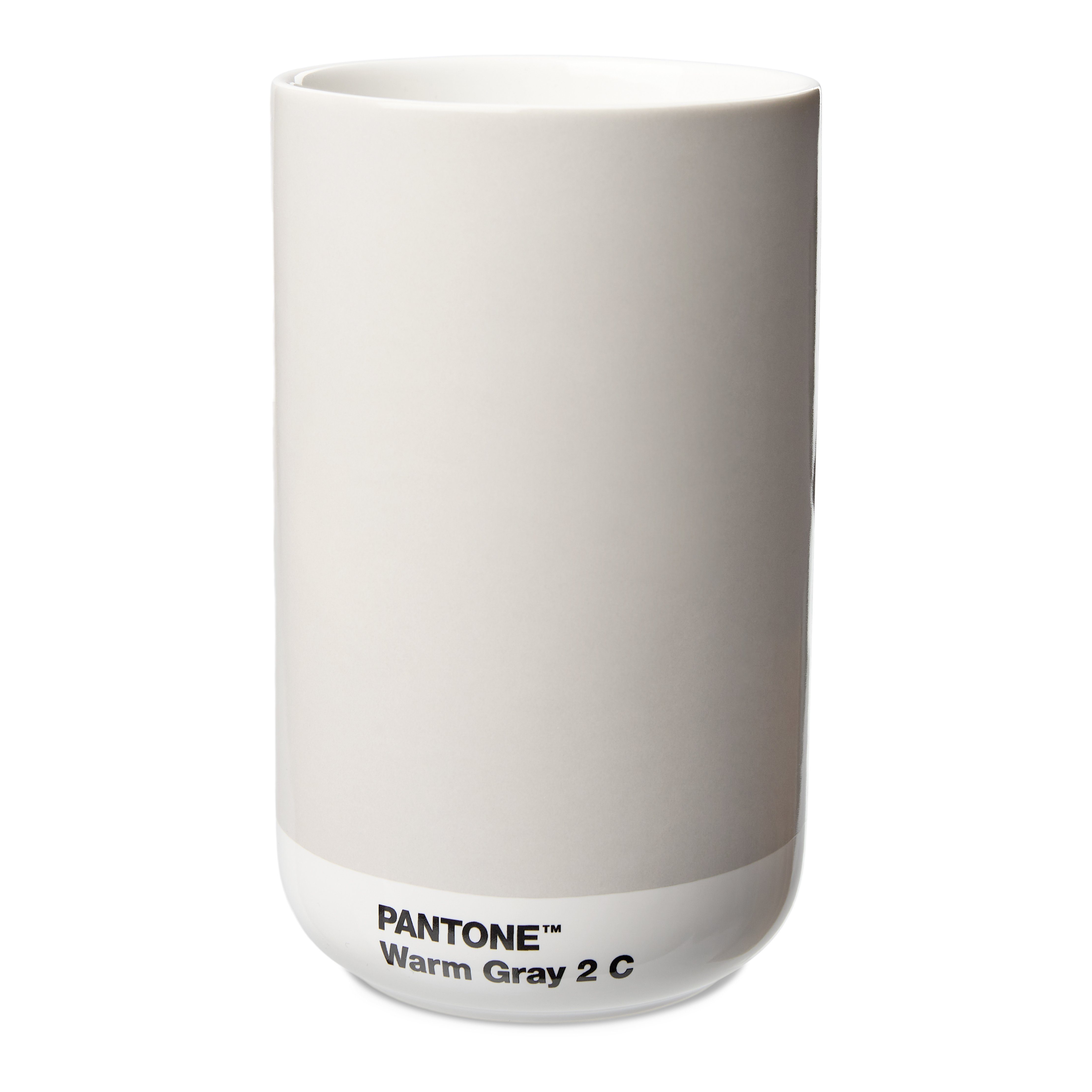 PANTONE Dekovase Geschenkbox, 2C Warm in Mini Porzellan Vase, 500ml Gray