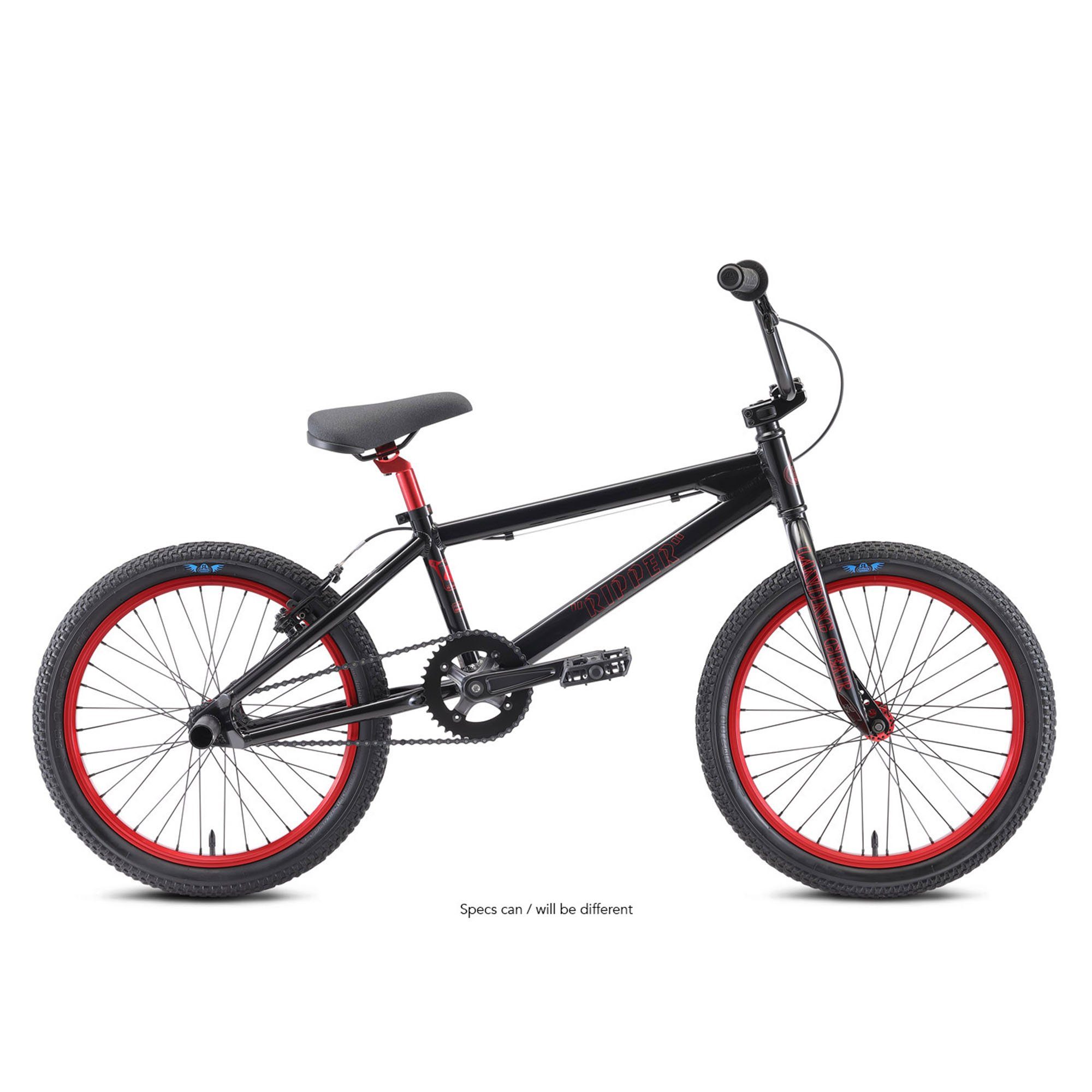 SE Bikes BMX-Rad Ripper, BMX 1 20" 140-165cm Jugendliche Fahrrad stealth mode Rad Schaltung, black Ripper Freestyle ohne Erwachsene Gang