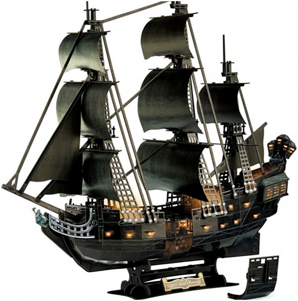 Revell® 3D-Puzzle Black Pearl, 293 Puzzleteile, mit LED günstig online kaufen