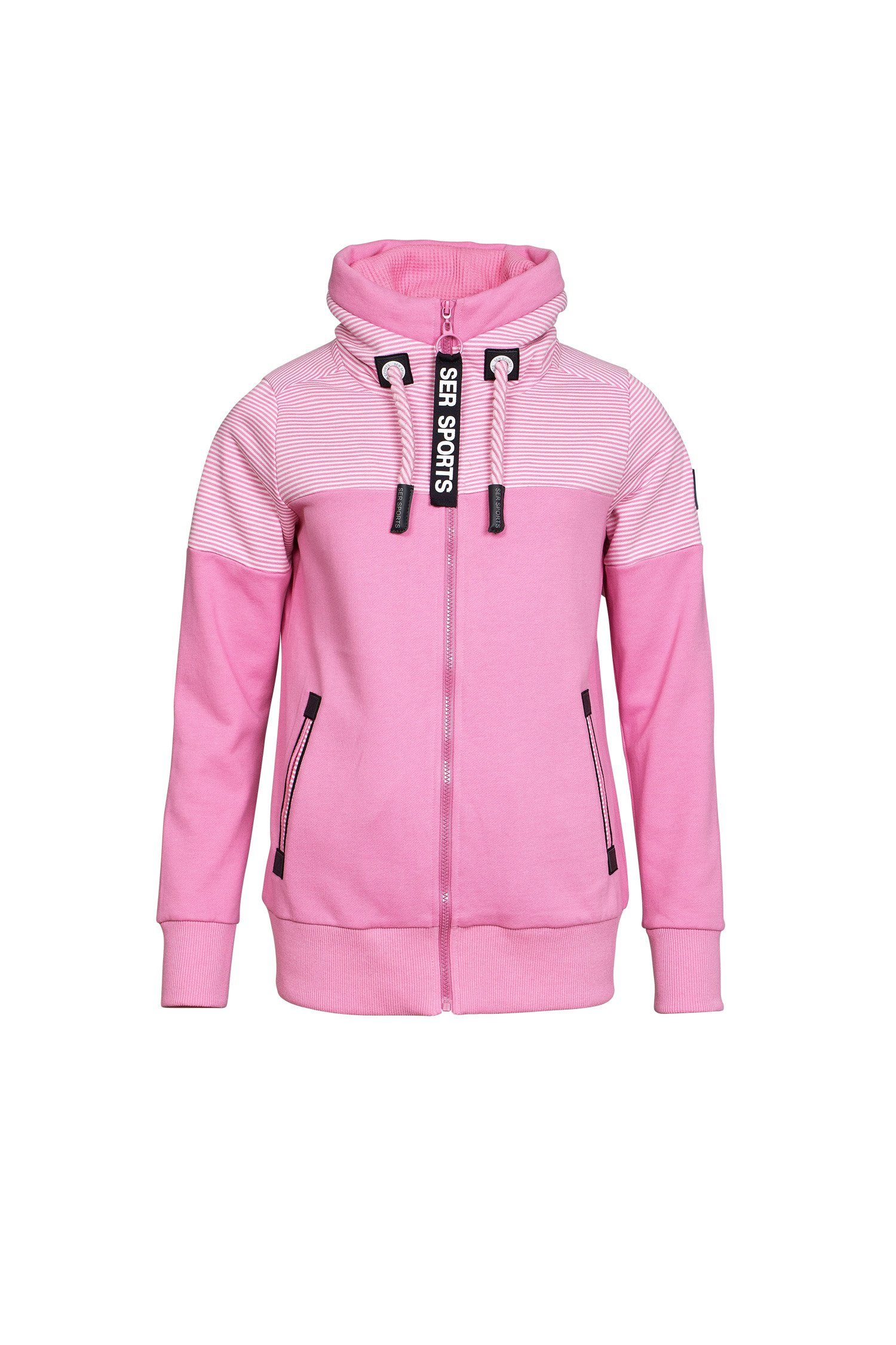 SER Sweatjacke Sweatjacke, Ringel Flächenteilung W9924300S