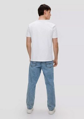 QS T-Shirt Basic Shirt (2-tlg) Rundhals, Rollsaum