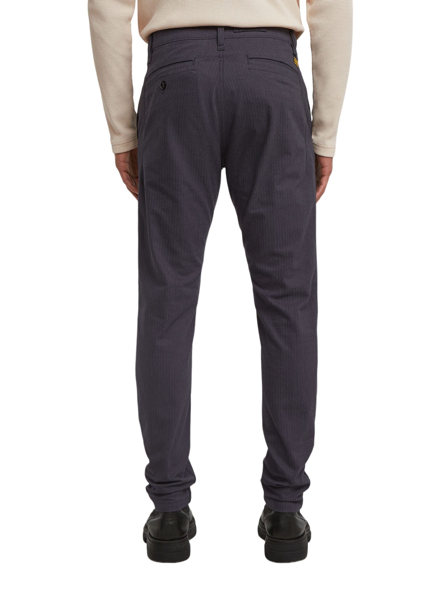 G-STAR Stoffhose blau,Elegant,Baumwolle,Gestreift,Gerade,Mittel
