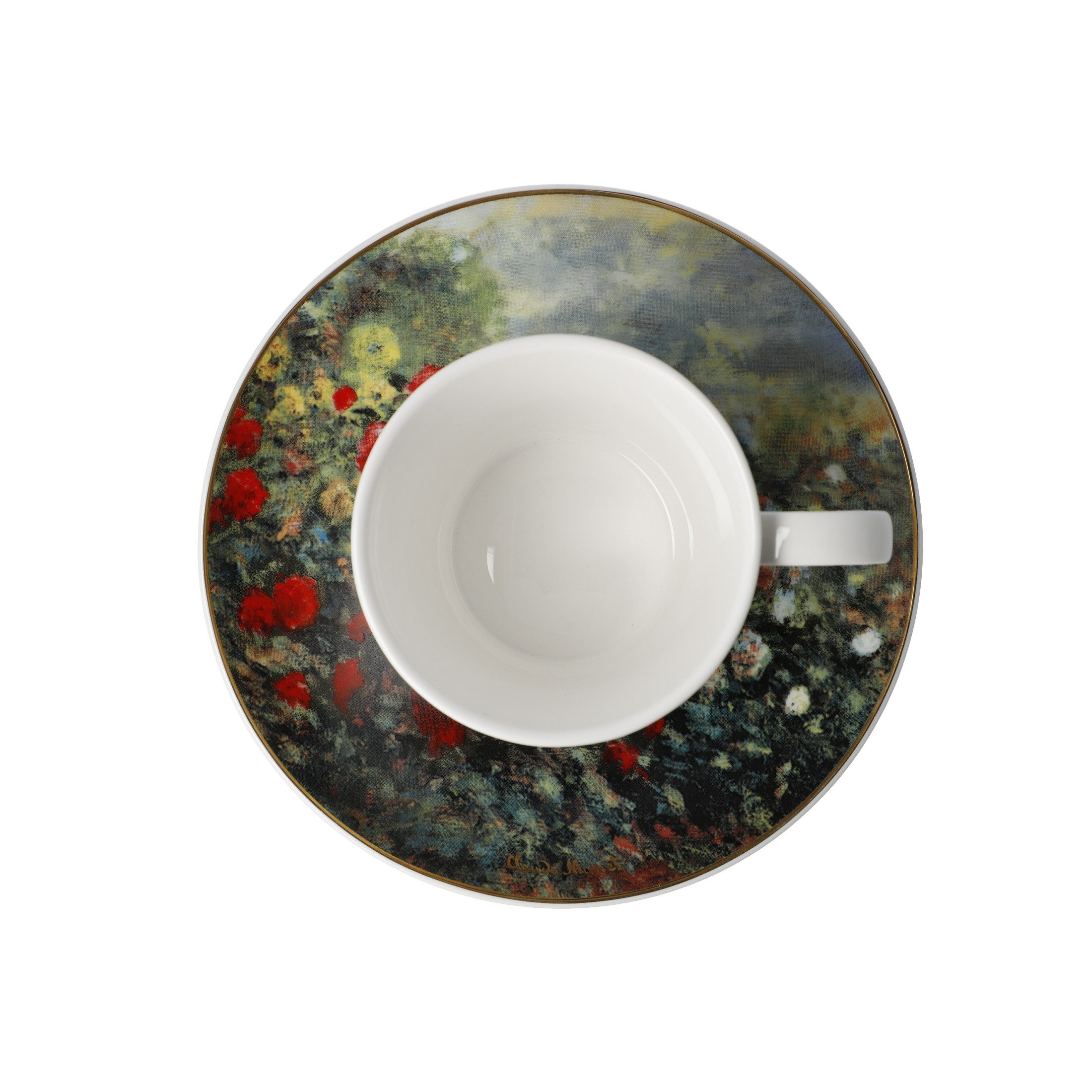 Goebel Tasse, Porzellan, Spülmaschinengeeignet, Mehrfarbig, Künstlerhaus, H: 7.5cm