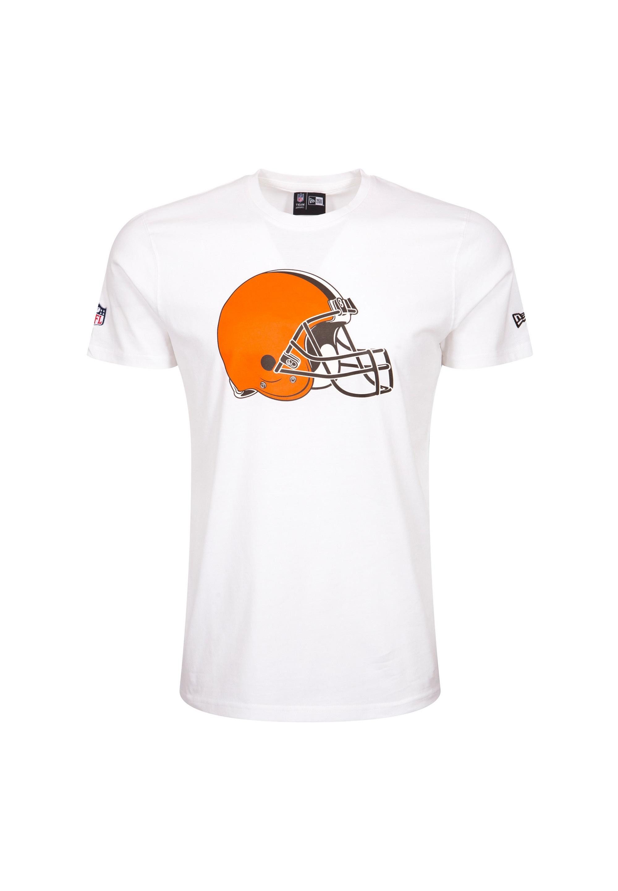 New Era T-Shirt Cleveland Browns NFL Team Logo Weiß T-Shirt New Era (1-tlg)