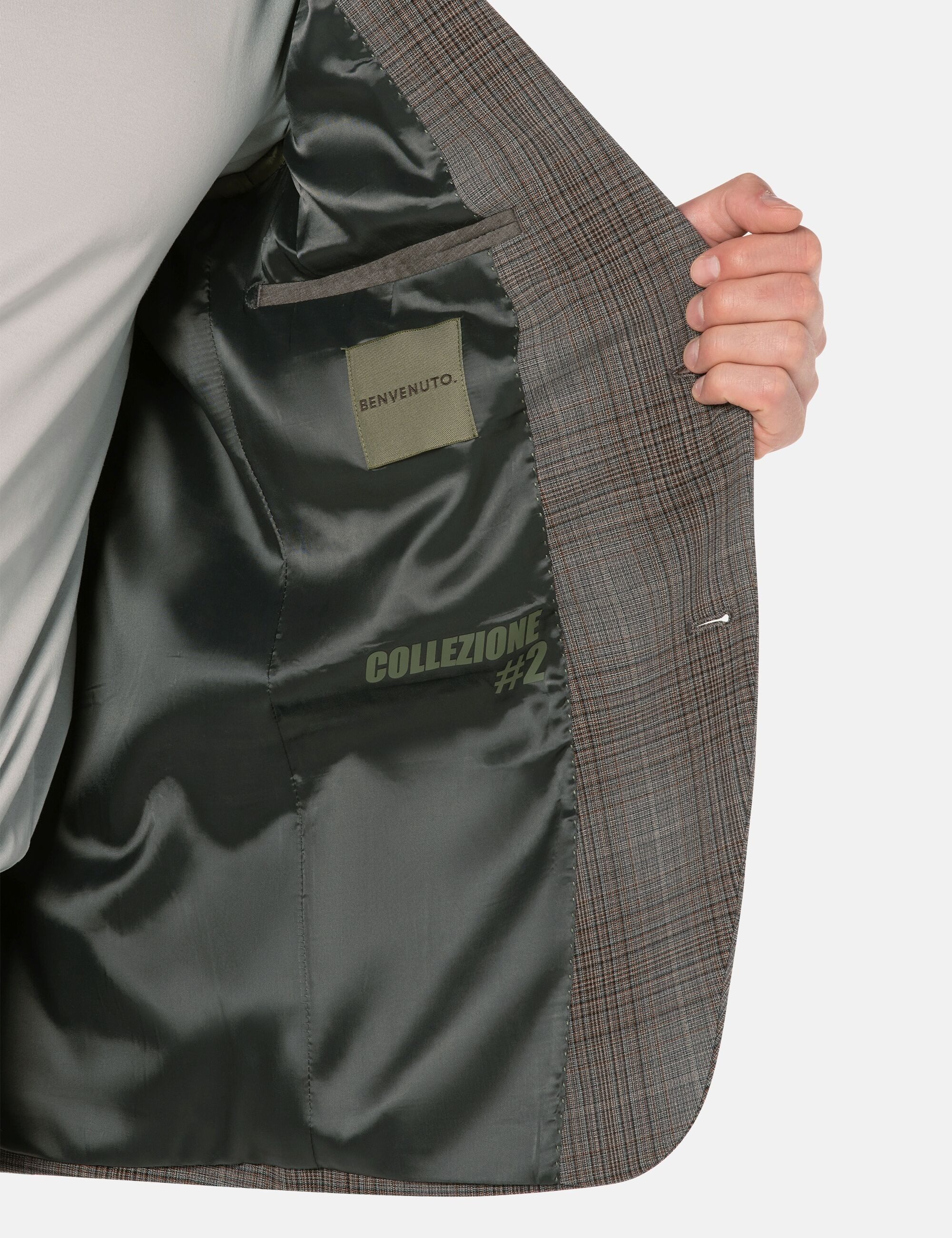 BENVENUTO. Anzugsakko 3888 in Slim Fit