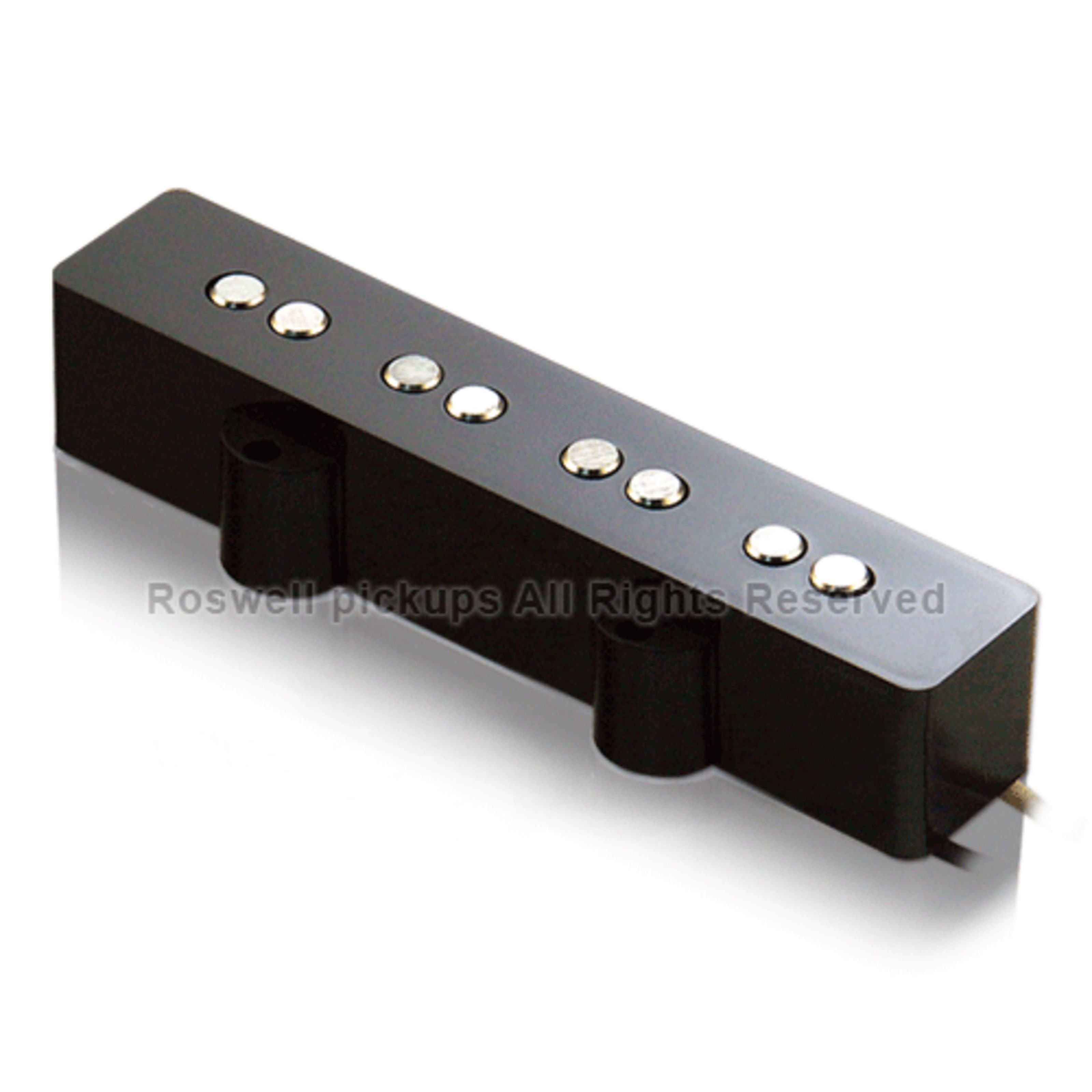 Roswell Pickups Tonabnehmer, (JBA-B J-Bass Vintage Alnico V Bridge, Bass-Tonabnehmer, Bass-Tonabnehmer 4-String), JBA-B J-Bass Vintage Alnico V Bridge - Bass-Tonabnehmer