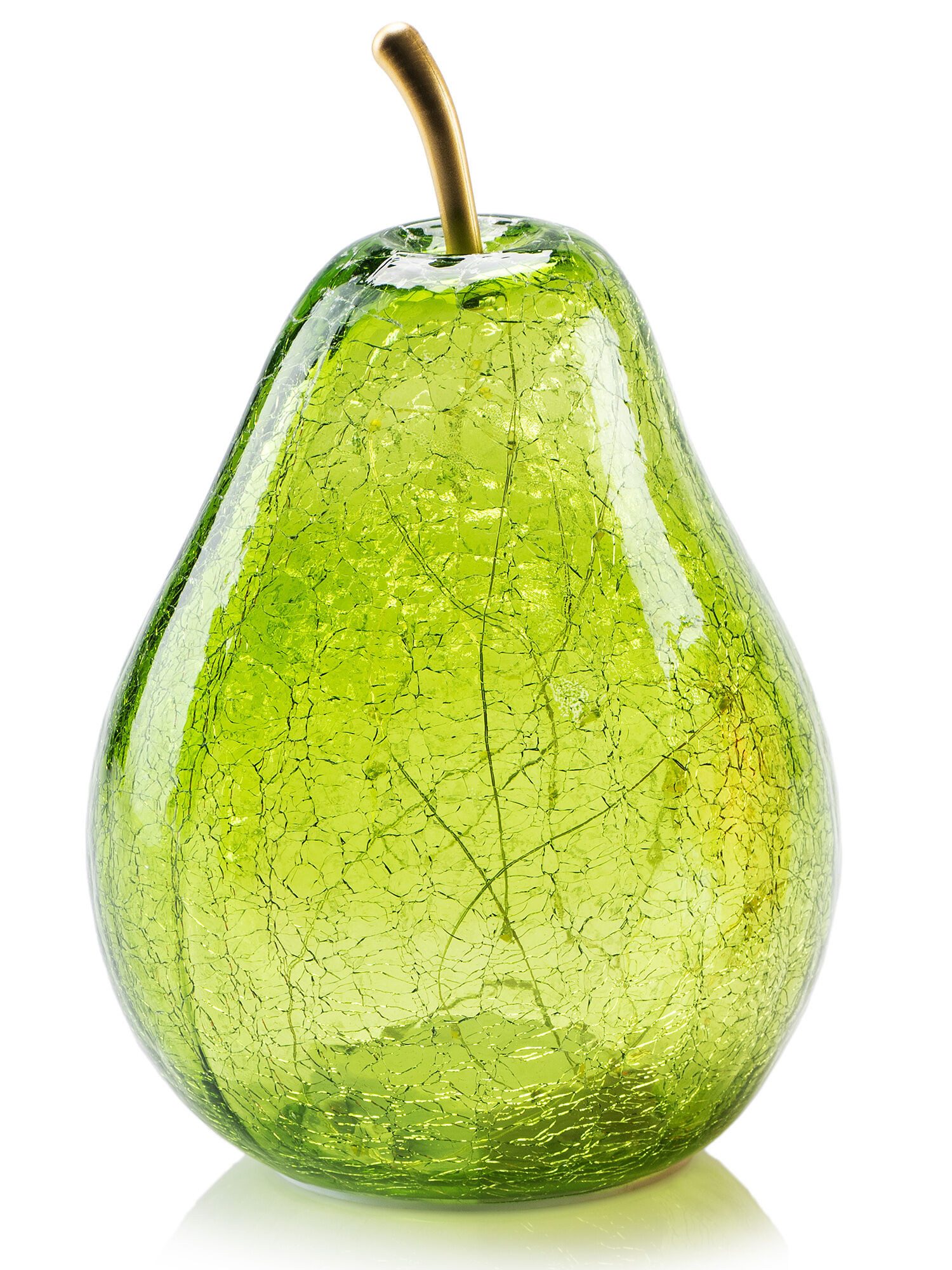 Dekorieren macht glücklich LED-Dekofigur LED Deko "Pera" als Birne mit 20 Micro-LEDs, Timerfunktion (1 St), mit 20 warmweißen LEDs & Timerfunktion, kabellos & energiesparend