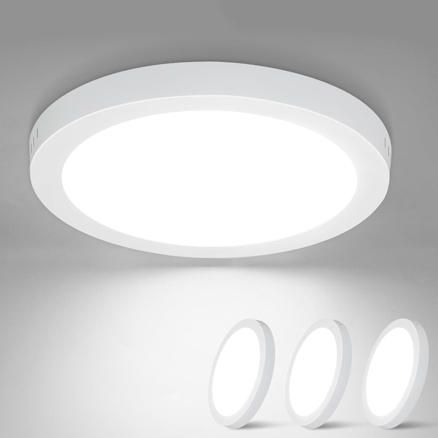 ZMH LED Deckenleuchte Wohnzimmer Ø23CM 18W günstig online kaufen