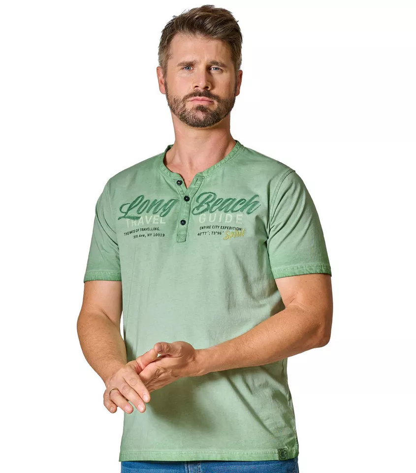 casamoda Henleyshirt CASAMODA Henley uni
