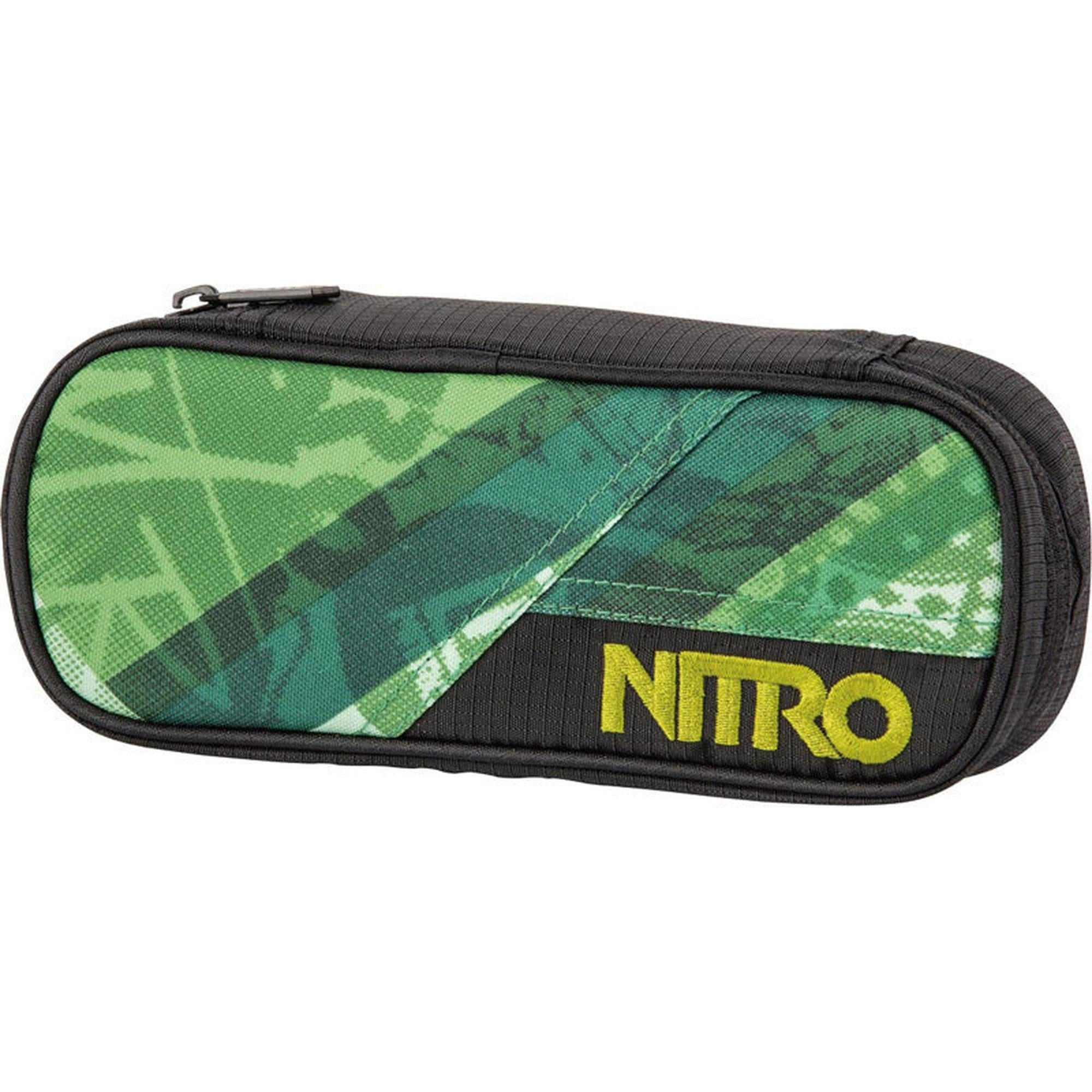NITRO Rucksack Nitro Pencil Case Federmäppchen für Schule Wicked Green Schlampermäppc