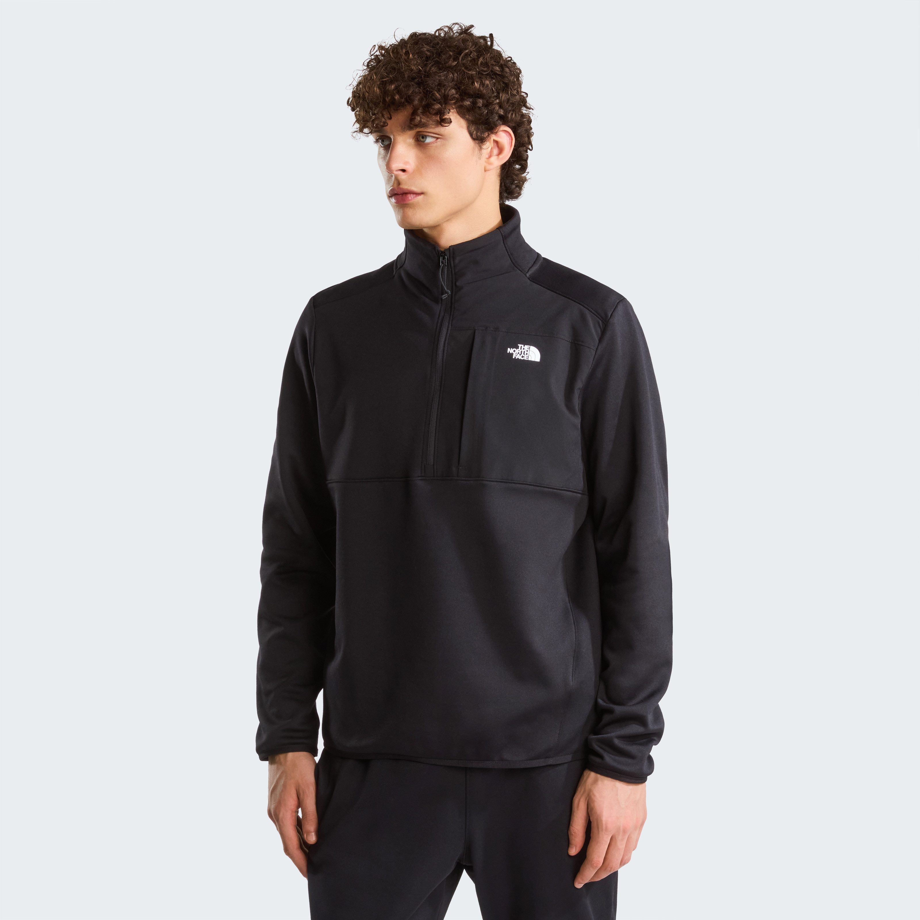 The North Face Stehkragenpullover M TNF PERFORMANCE FLEECE 1/4 ZIP mit sportlichem Charakter, für Wandern, aus Polyester und Elasthan