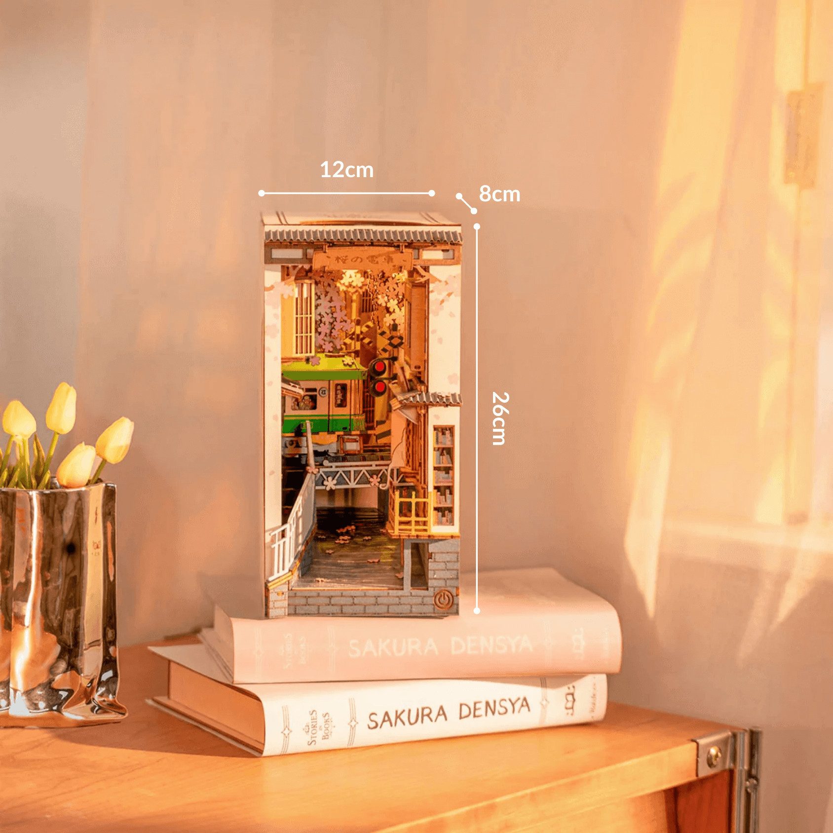 Robotime Buchstütze Robotime Sakura Densya, Rolife günstig online kaufen