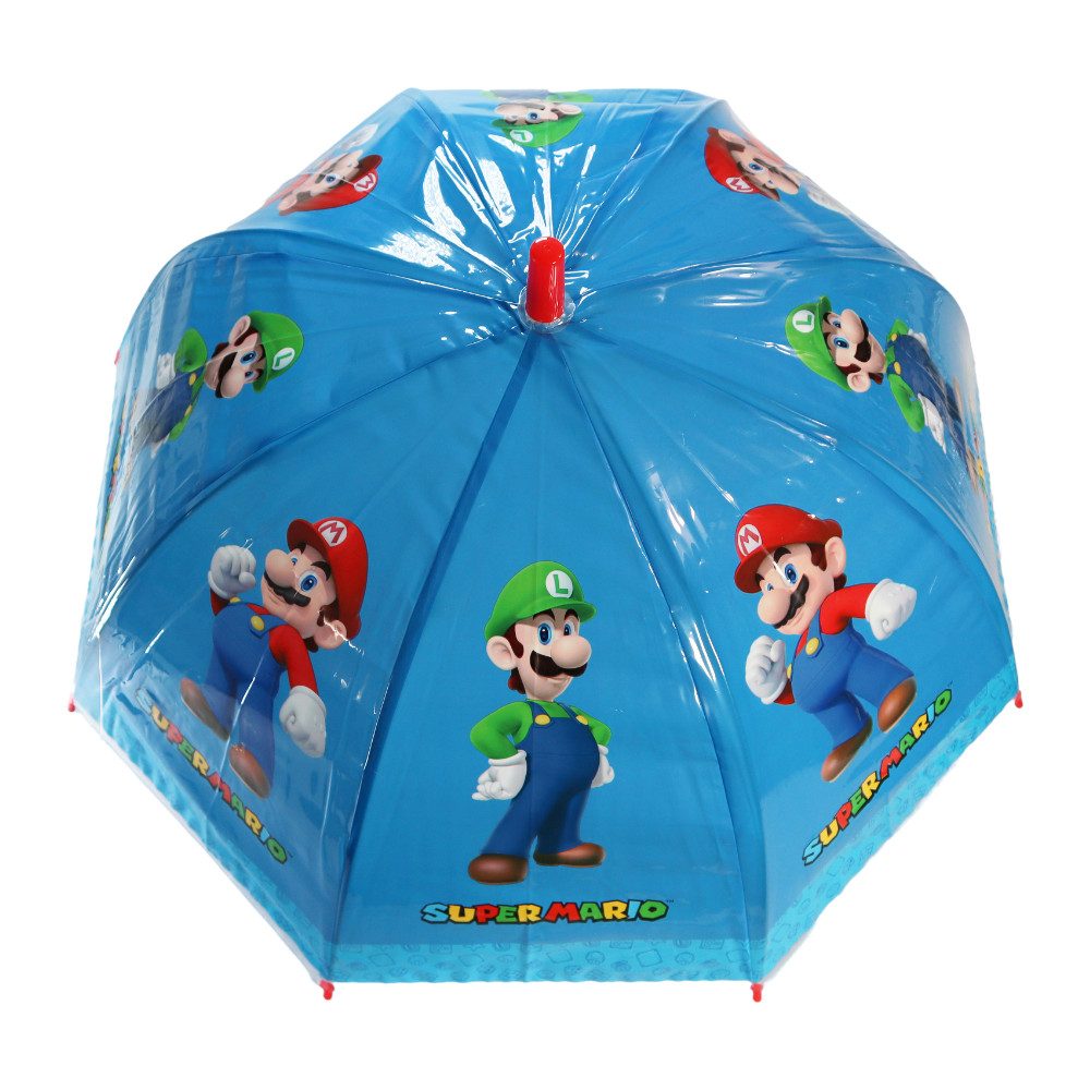 Super Mario Stockregenschirm Super Mario Luigi Kinder Regenschirm Schirm D 70 cm