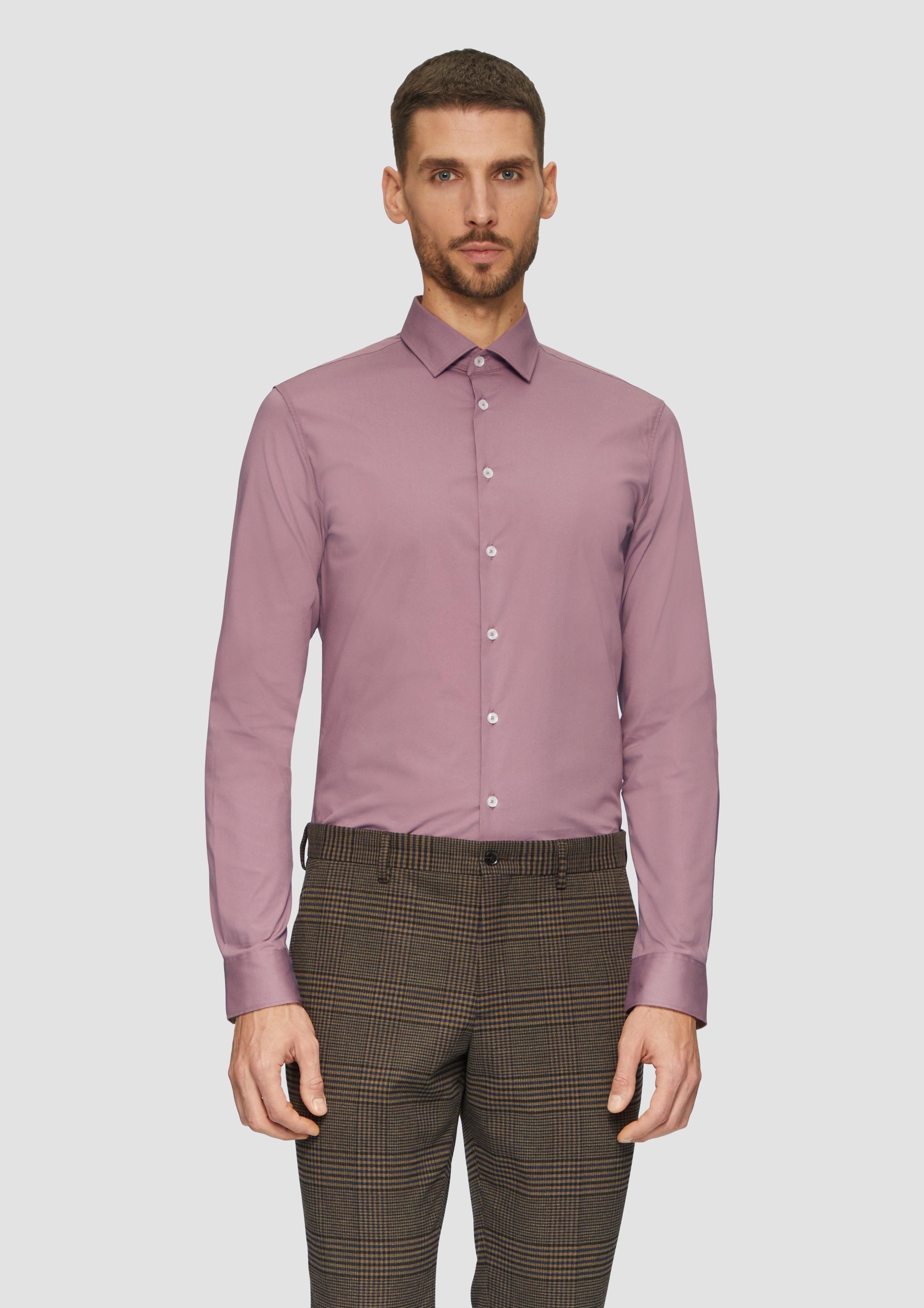 s.Oliver BLACK LABEL Langarmhemd Tailored Fit: günstig online kaufen