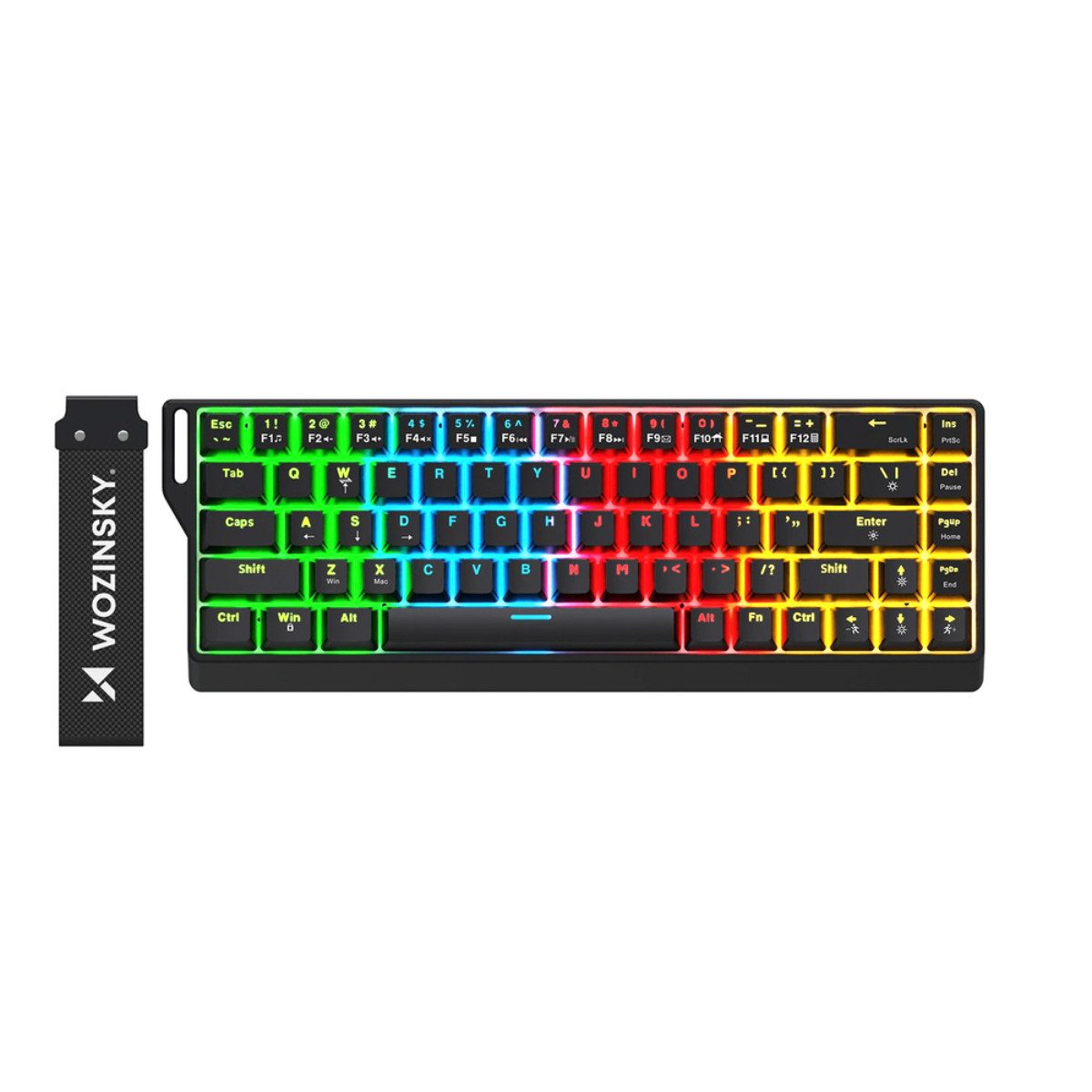 Wozinsky WKGP-1165 Gaming-Tastatur (Mechanische RGB Tastatur mit SNK Red Schaltern)