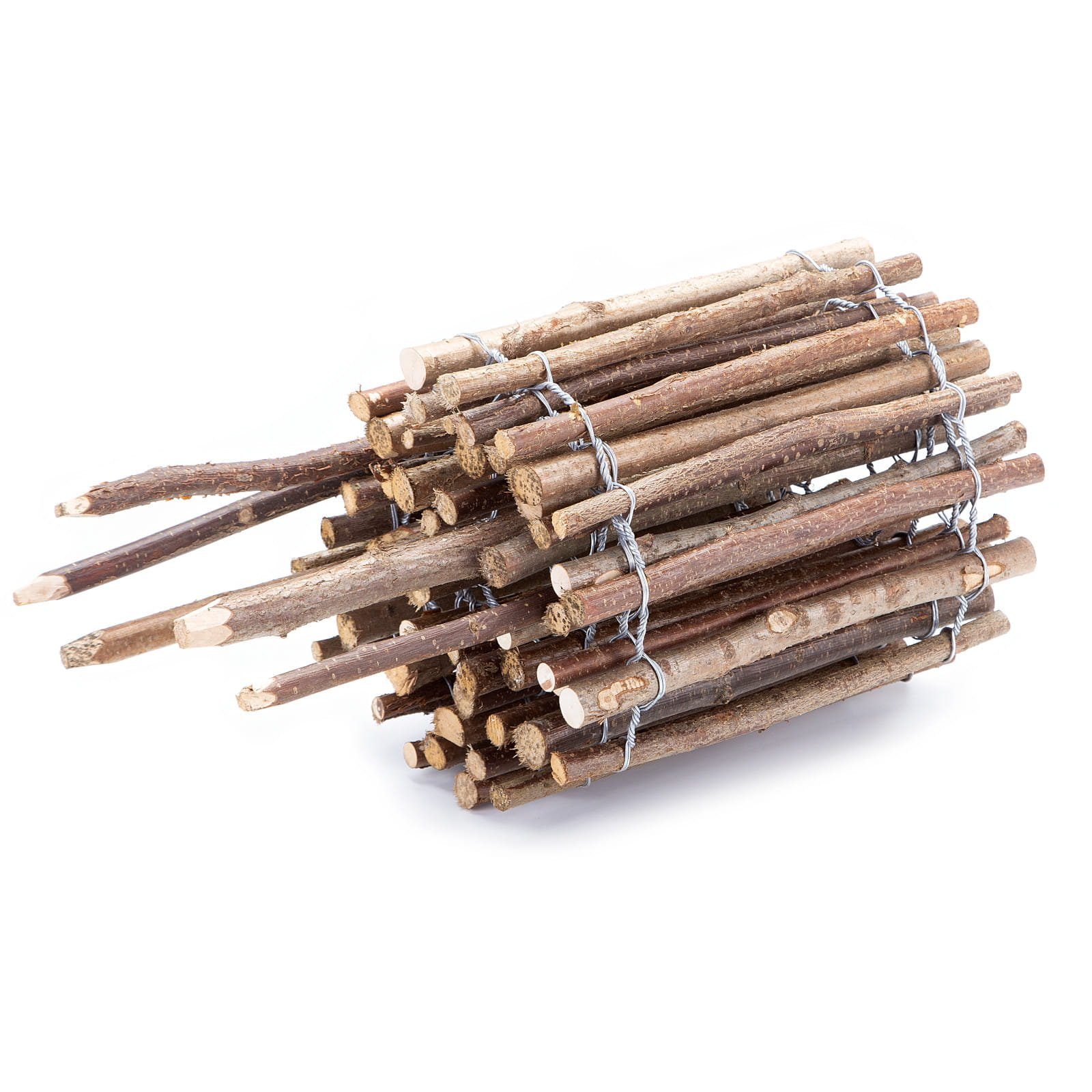 BooGardi Beetumrandung Rollzaun Staketenzaun mit Rinde, günstig online kaufen