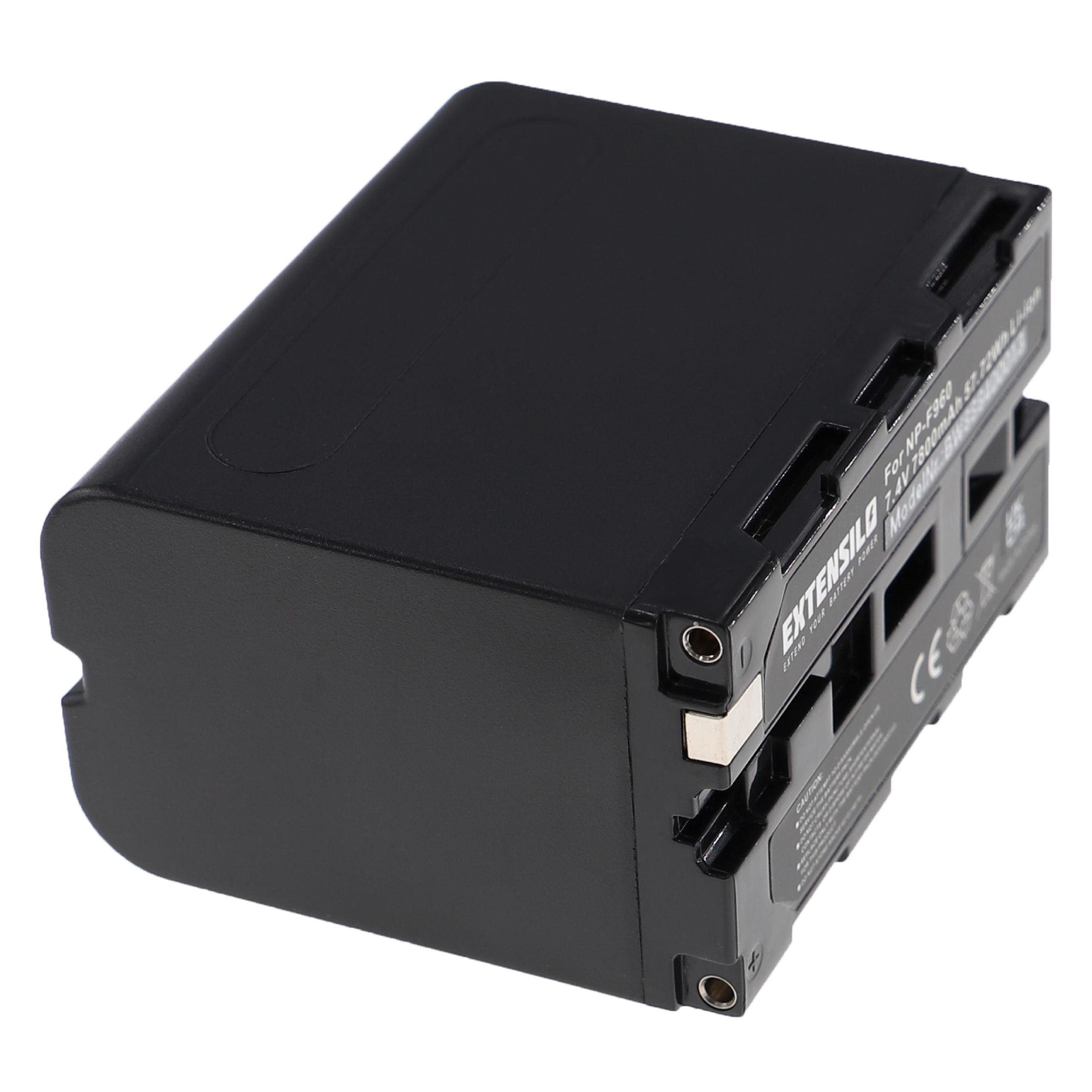 Extensilo passend für Sony MiniDV CCD-TRV3000, CCD-TRV35, CCD-TRV36, CCD-TRV37, Kamera-Akku 7800 mAh