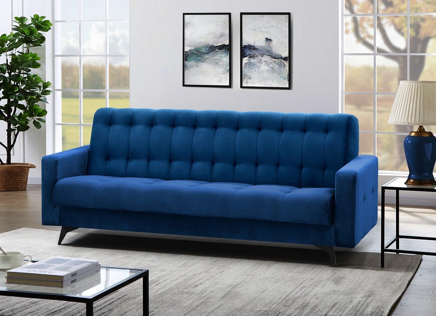 Beautysofa Schlafsofa GRETA BIS, Sofa Couch für Wohnzimmer günstig online kaufen