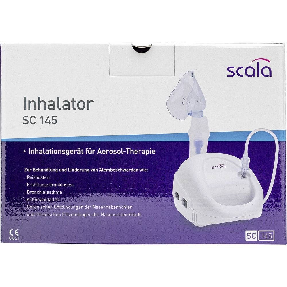 Scala Inhalator Inhalator 0482, mit Atemmaske, mit Mundstück, mit Nasenstück