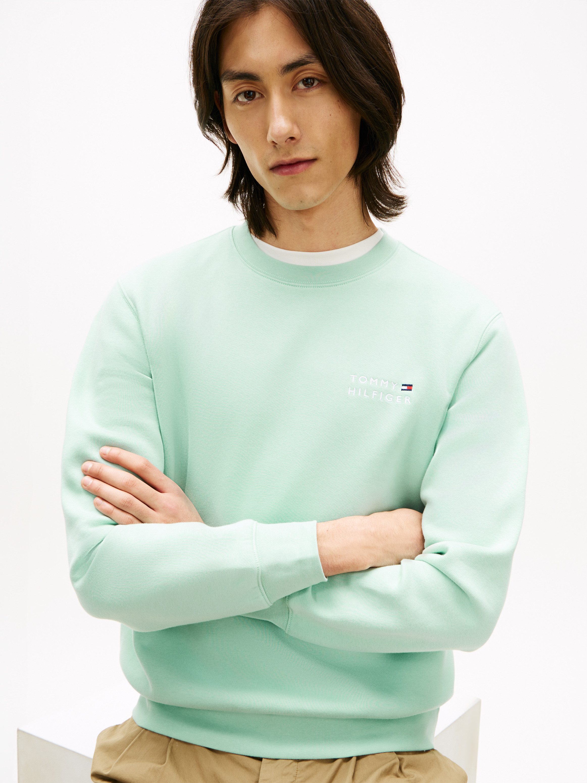 Tommy Hilfiger Sweatshirt BRAND LOVE TERRY EMBROIDDERY STACK