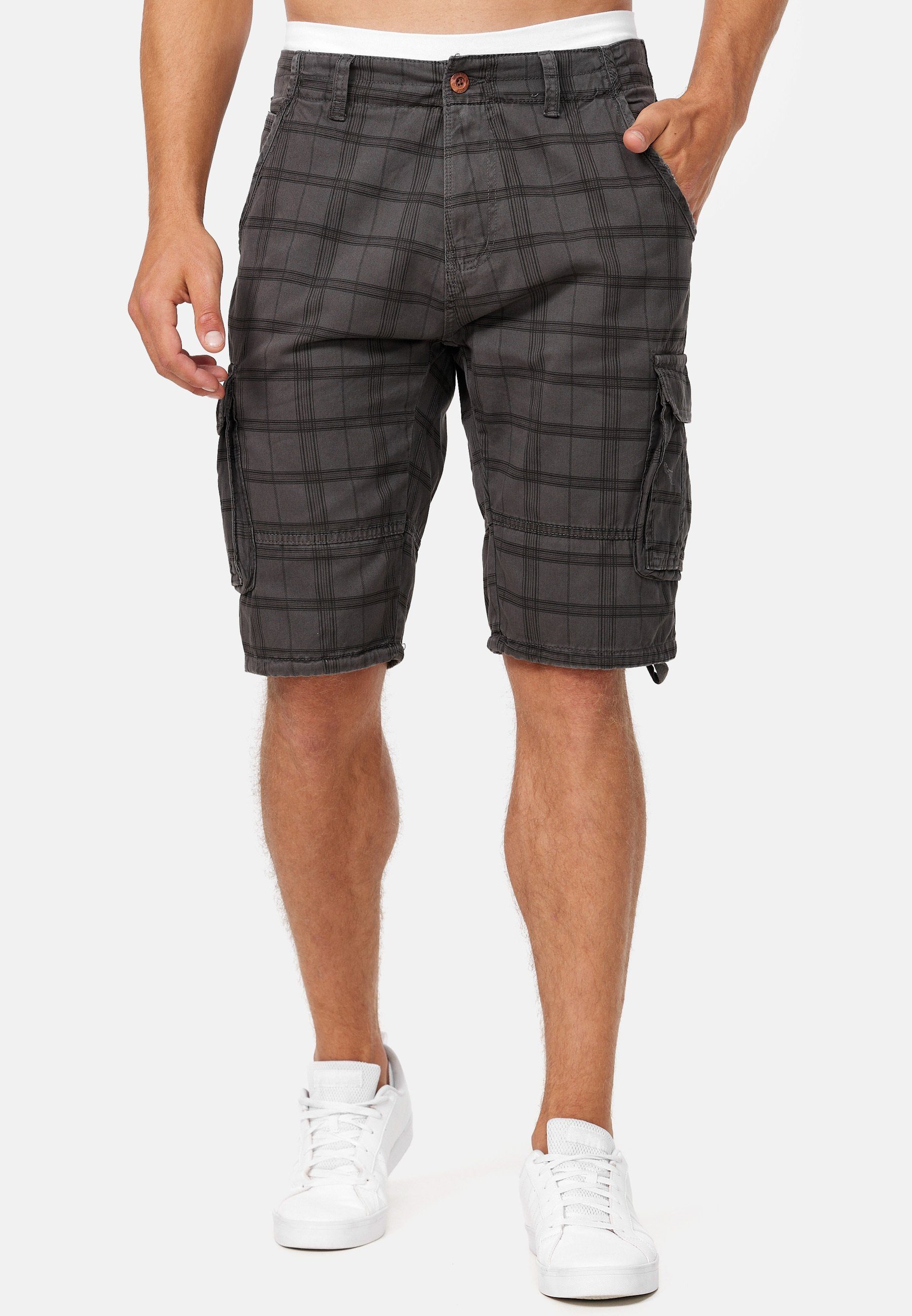 Indicode Cargoshorts Herren Monroe Cargo Cargo Shorts Herrenshorts mit 6 Ta günstig online kaufen