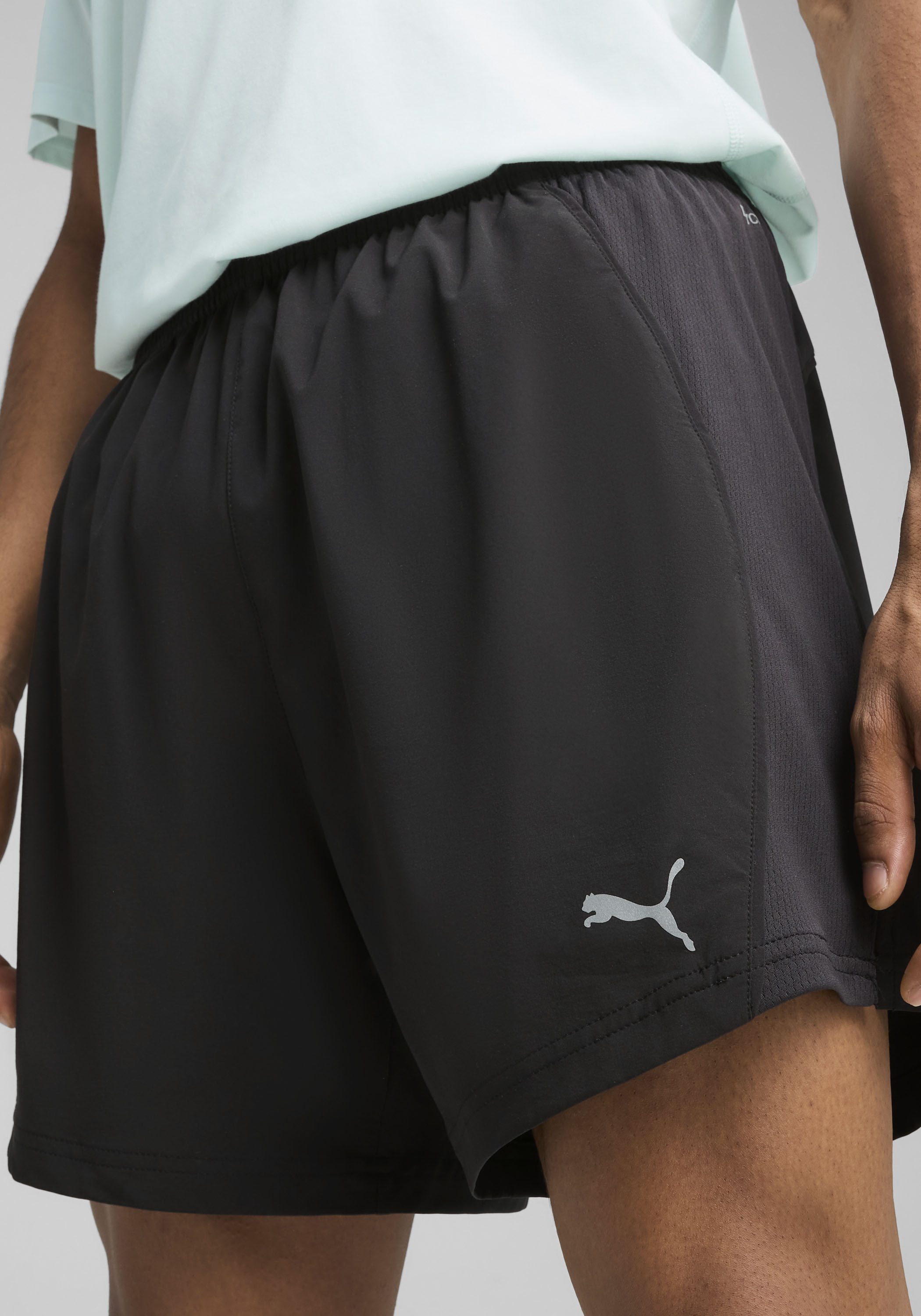 PUMA Laufshorts M RUN VELOCITY 5 SHORT mit DryCELL Technologie, mit Stauraum, Regular Fit